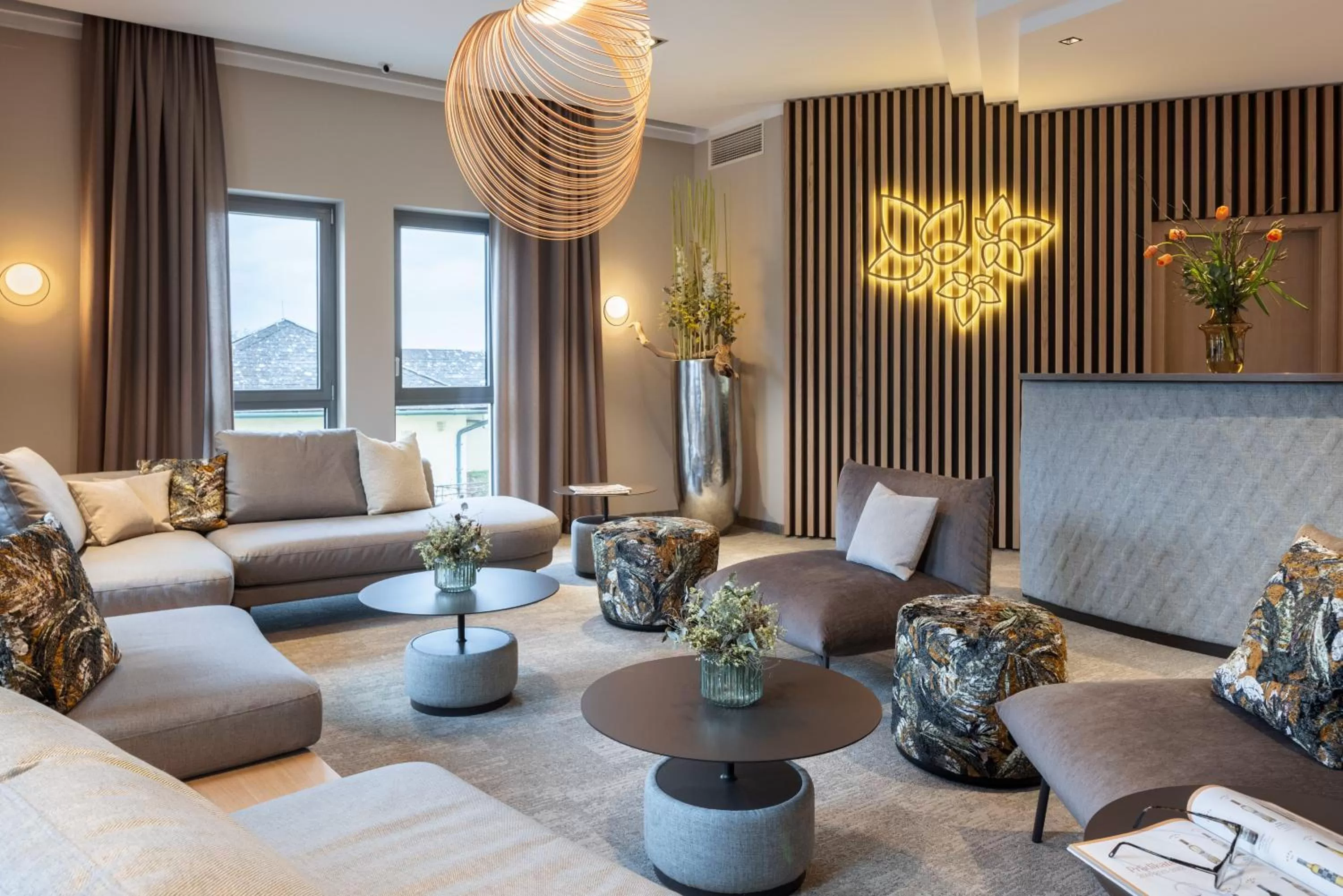 Lobby or reception in Hotel Turmhof