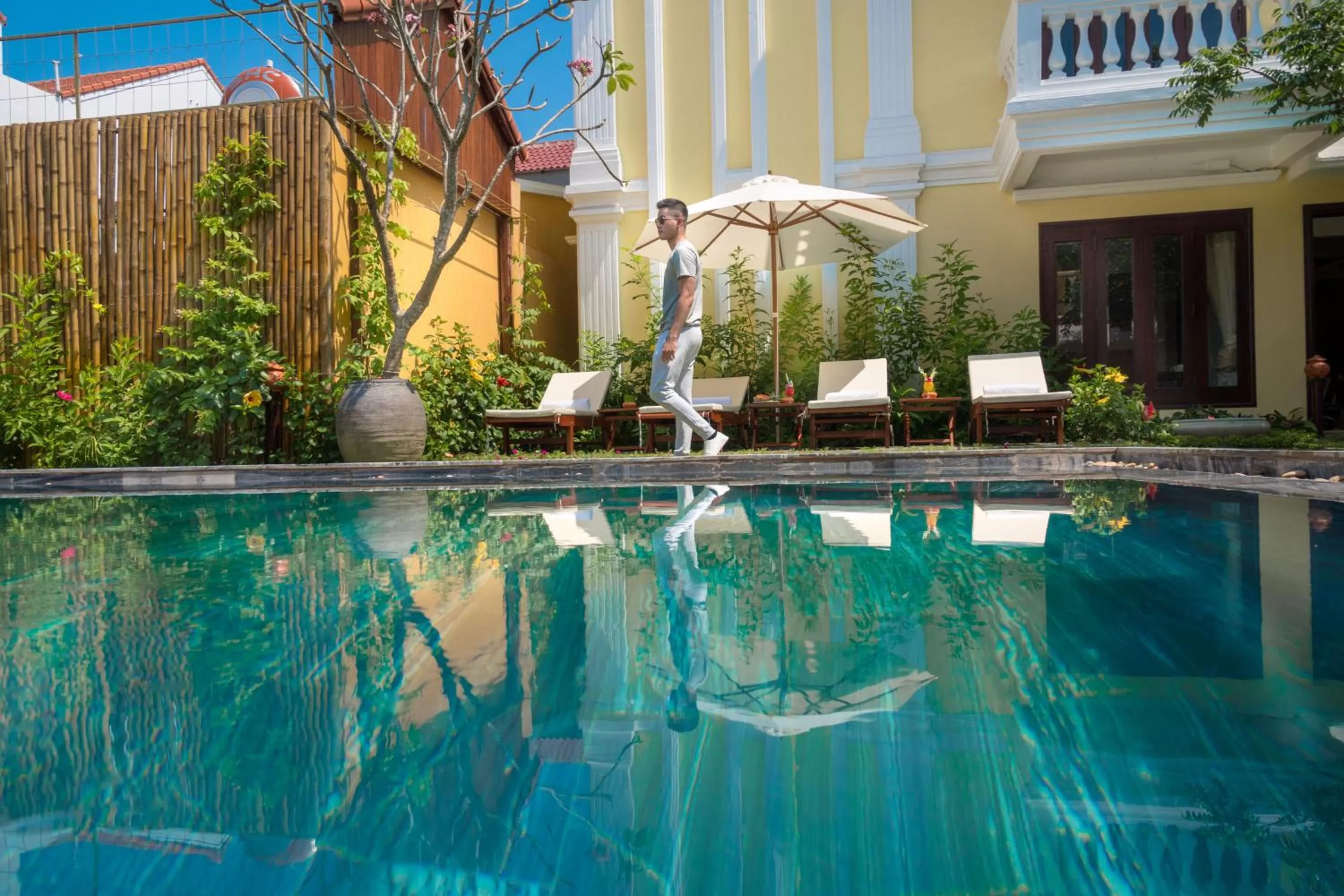 Swimming pool in Hoian Central Hotel