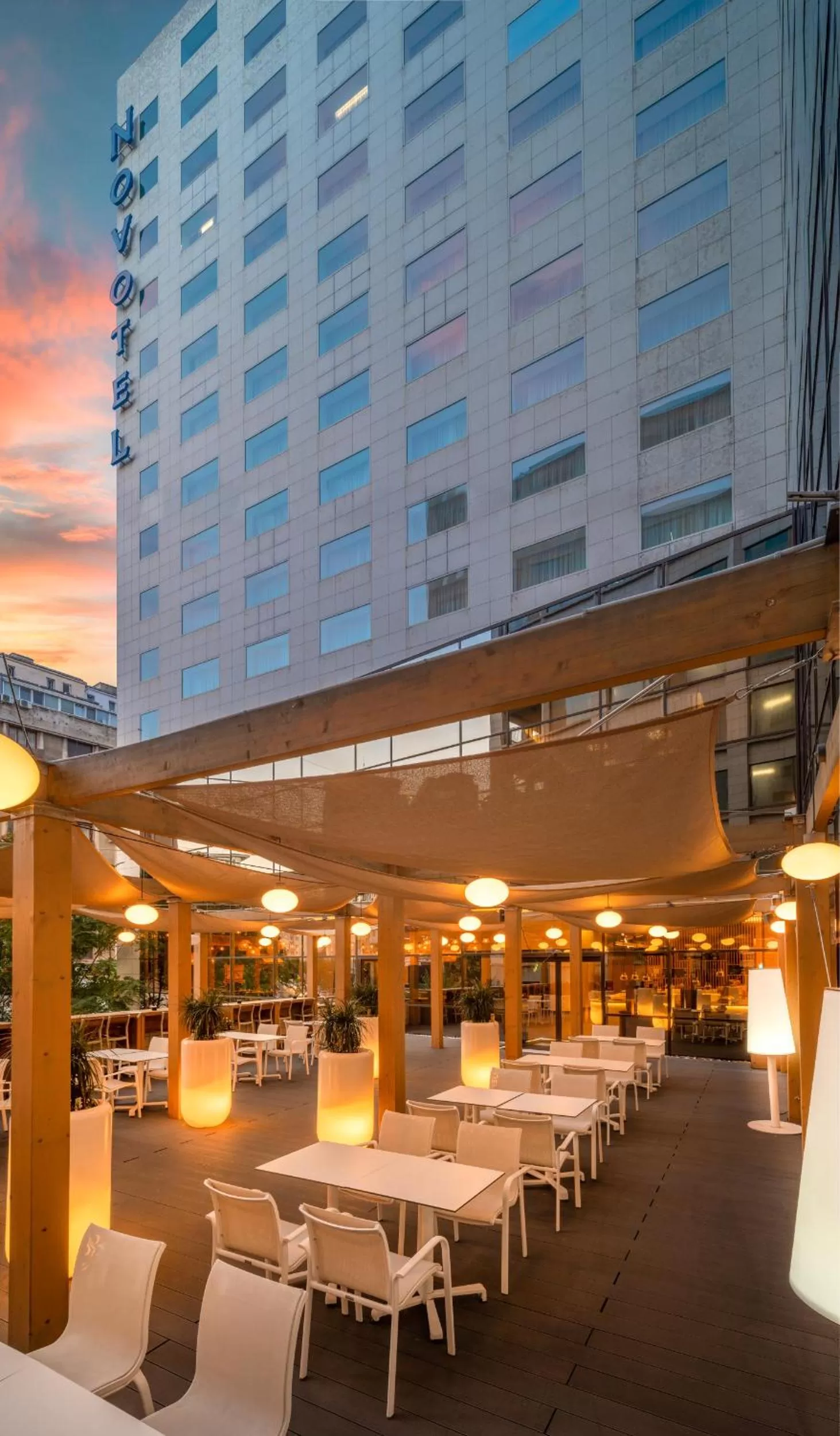 Balcony/Terrace in Novotel Bucharest City Centre
