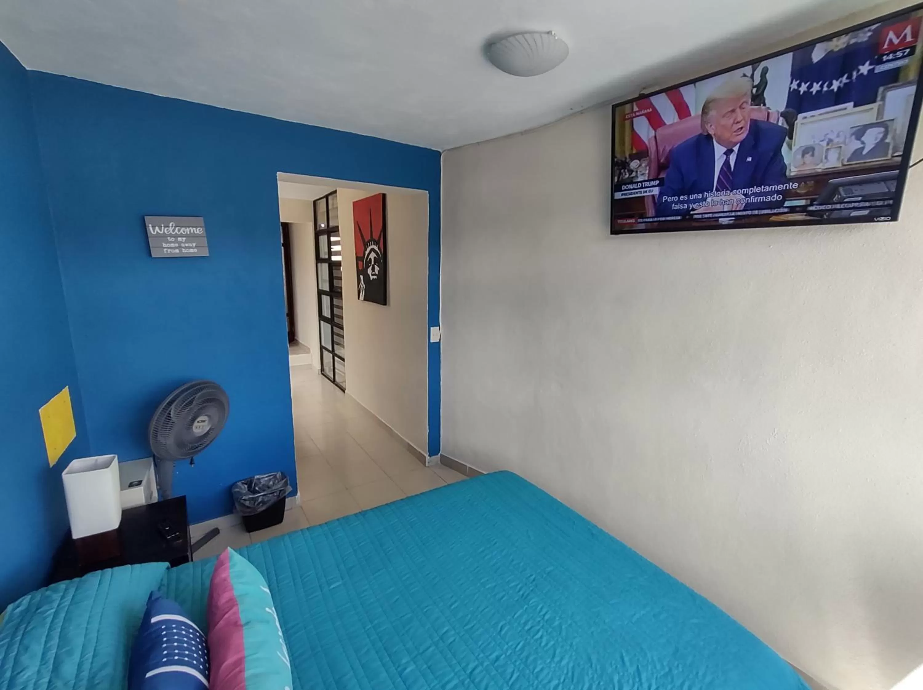 Bed in La Lotería Panoramic House & Rooftop by Lunian