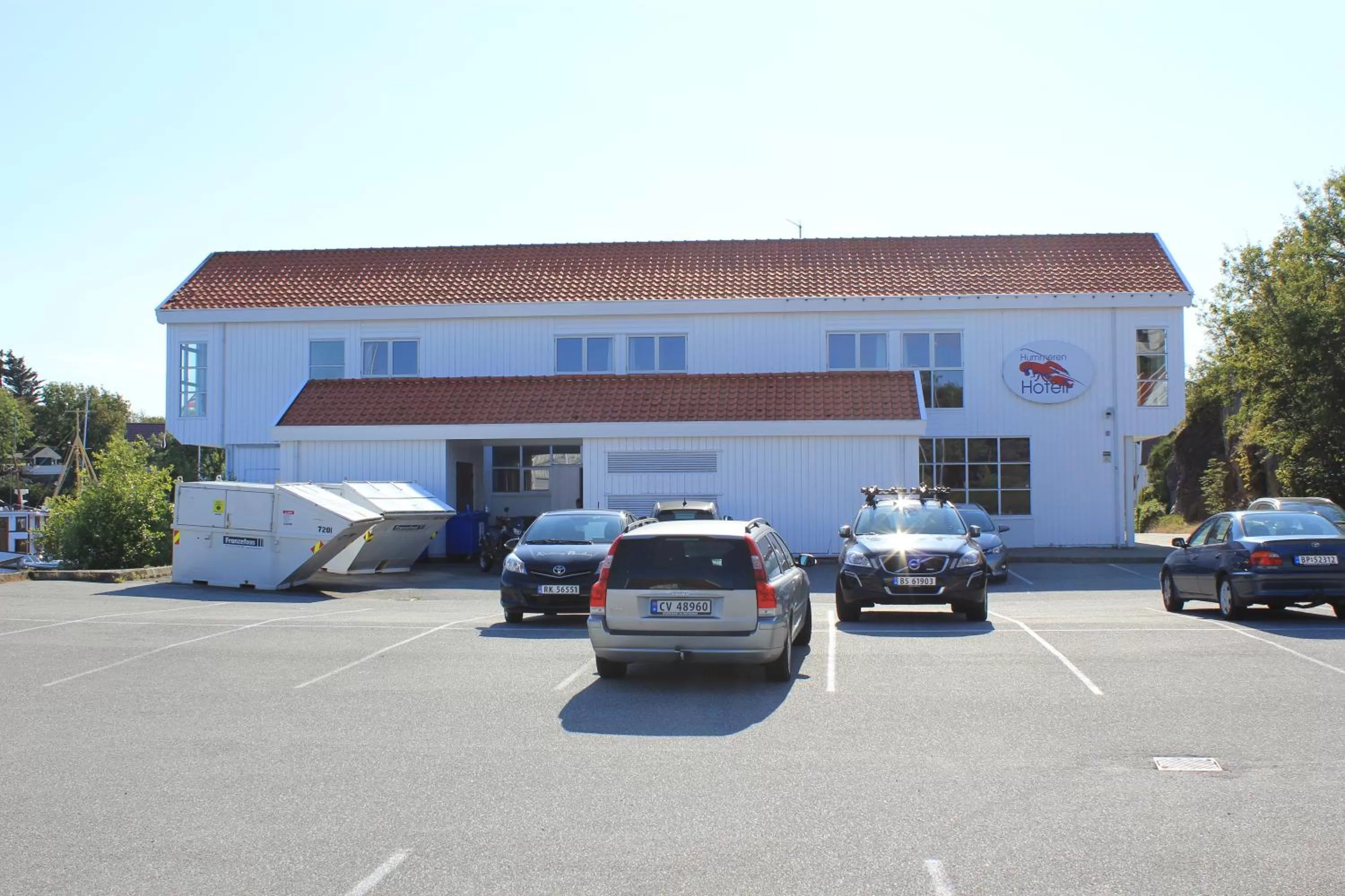 Facade/entrance in Hummeren Hotel