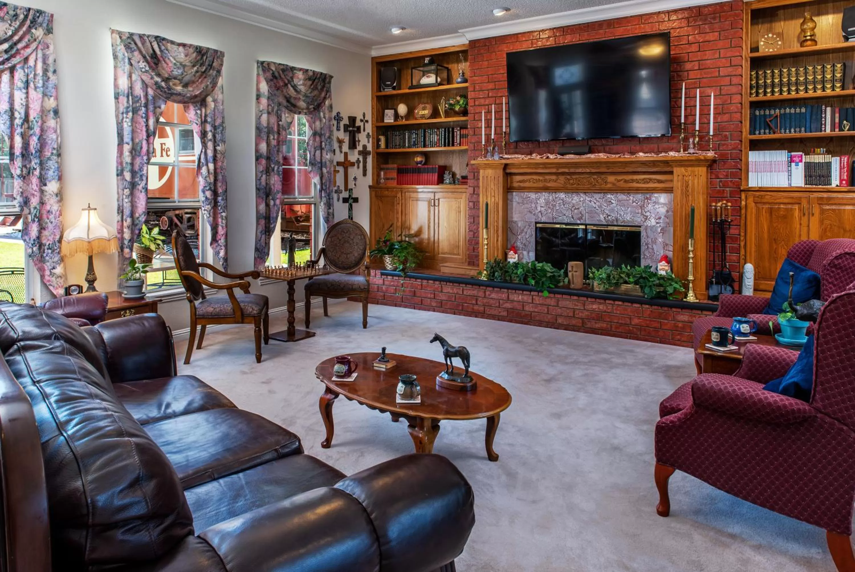 Living room in Woodrow House Bed & Breakfast