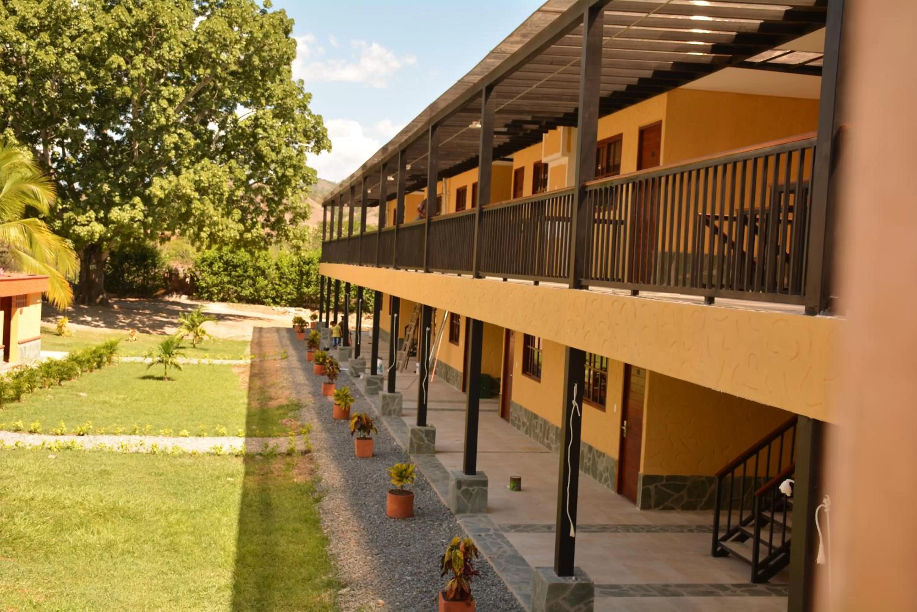 Garden view in Hotel Portón del Sol