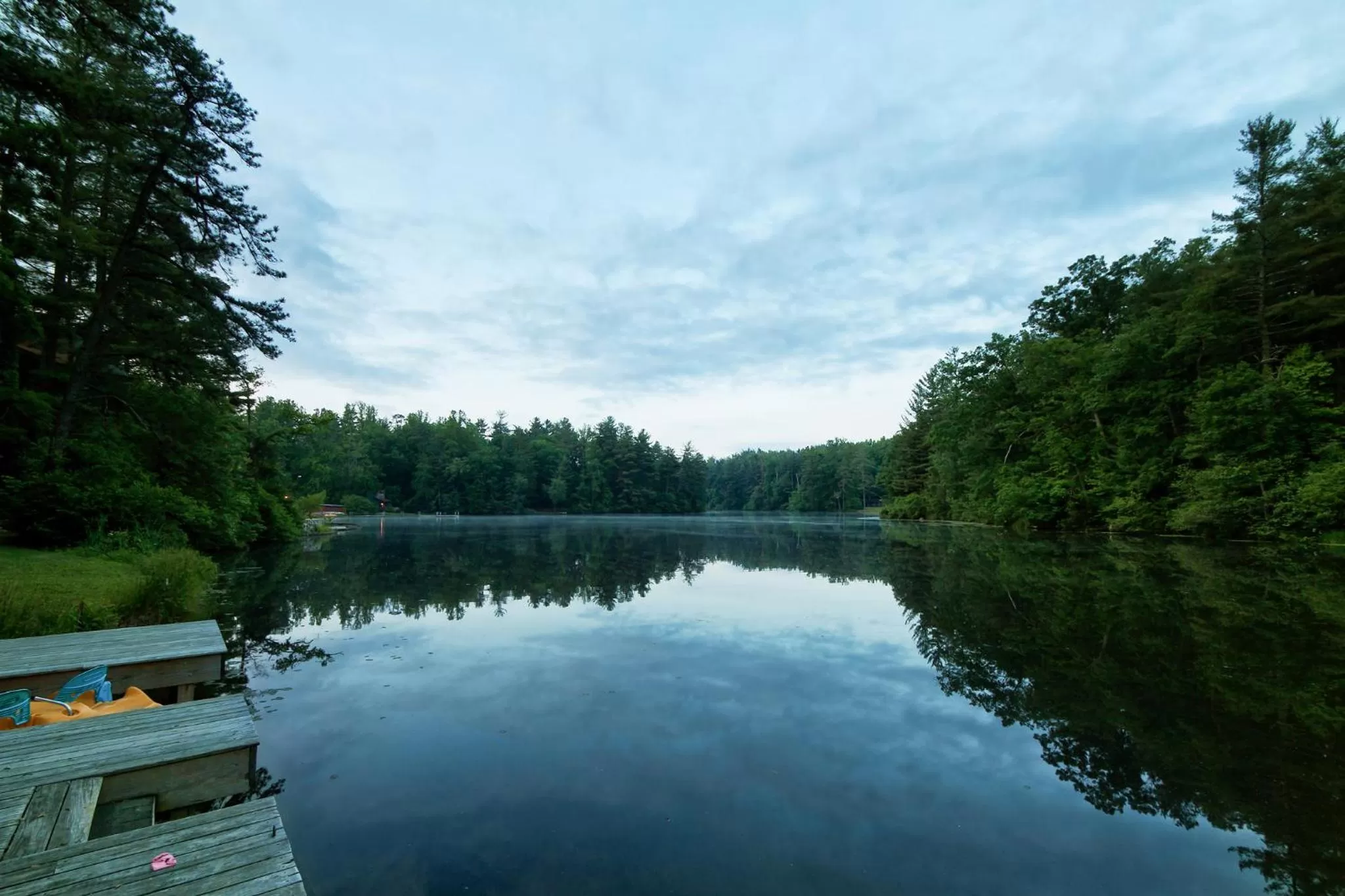 Fishing in Highland Lake Inn & Resort - Flat Rock