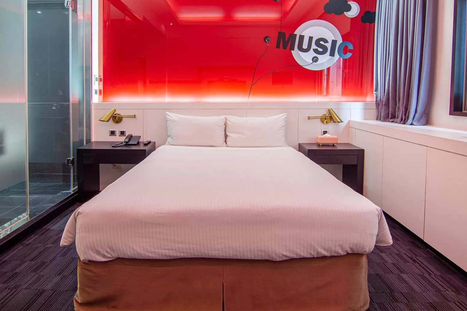 Bed in Guide Hotel Kaohsiung Liuhe