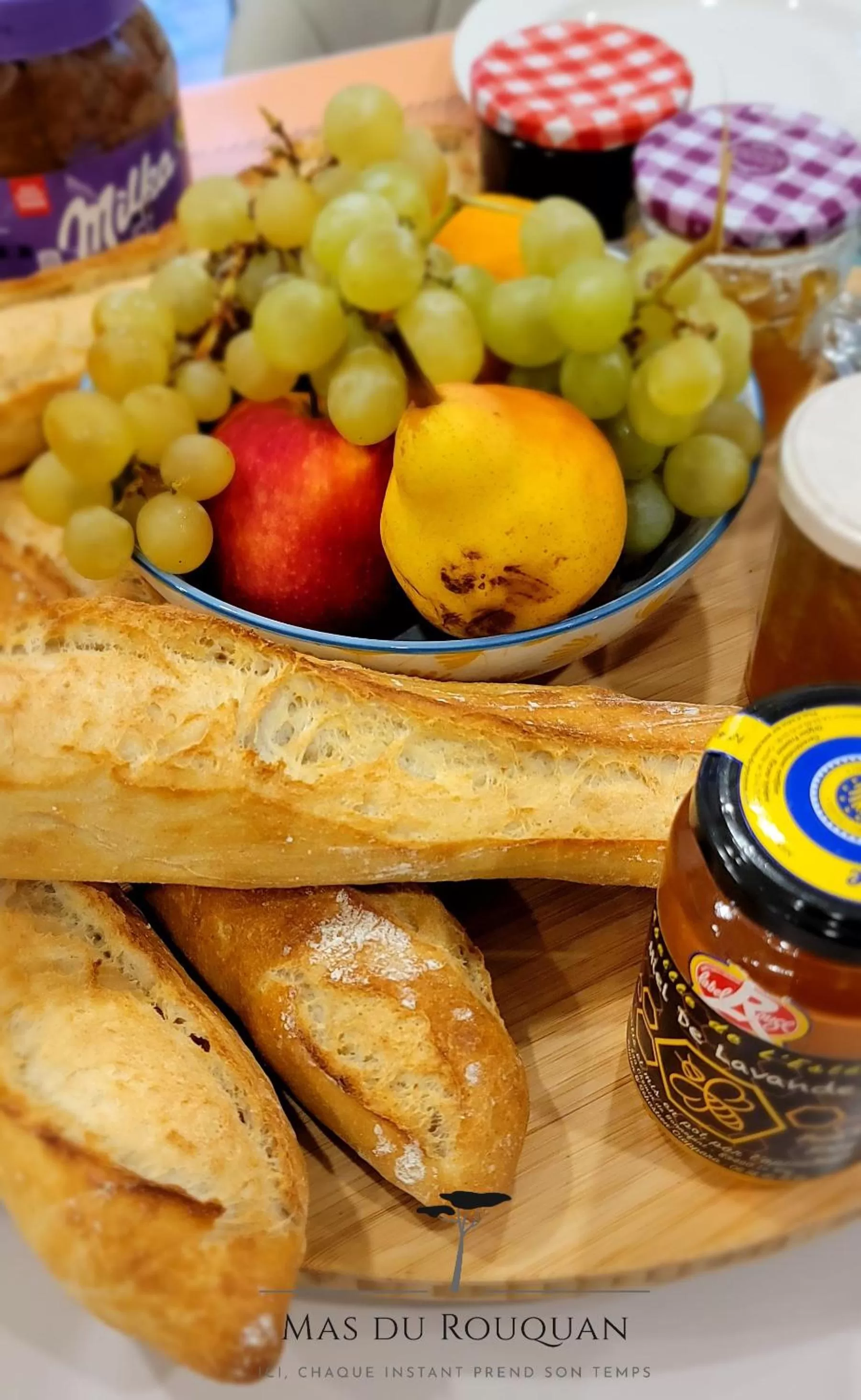 Breakfast, Food in Le Mas du Rouquan