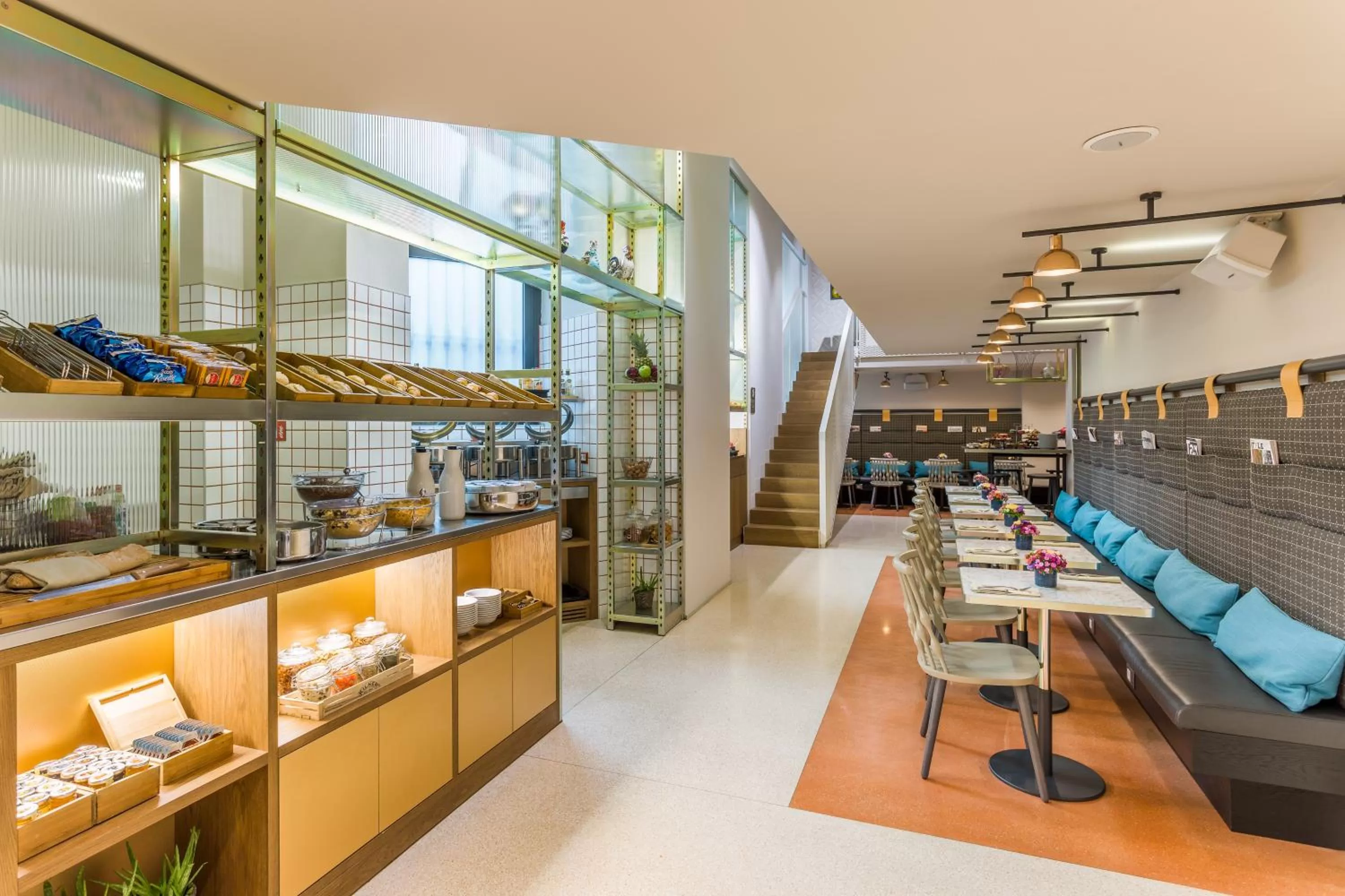 Buffet breakfast in Room Mate Collection Giulia, Milan