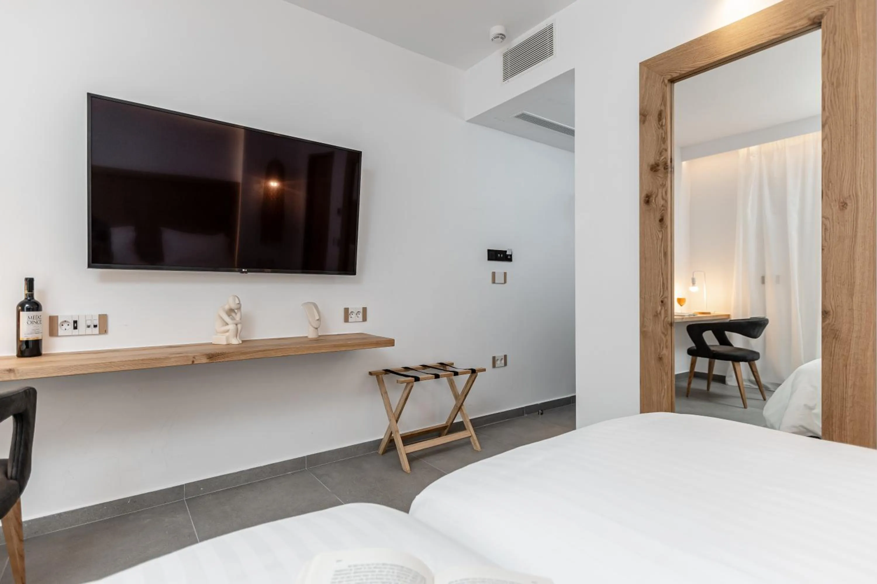 Bed in Naxos Resort Beach Hotel