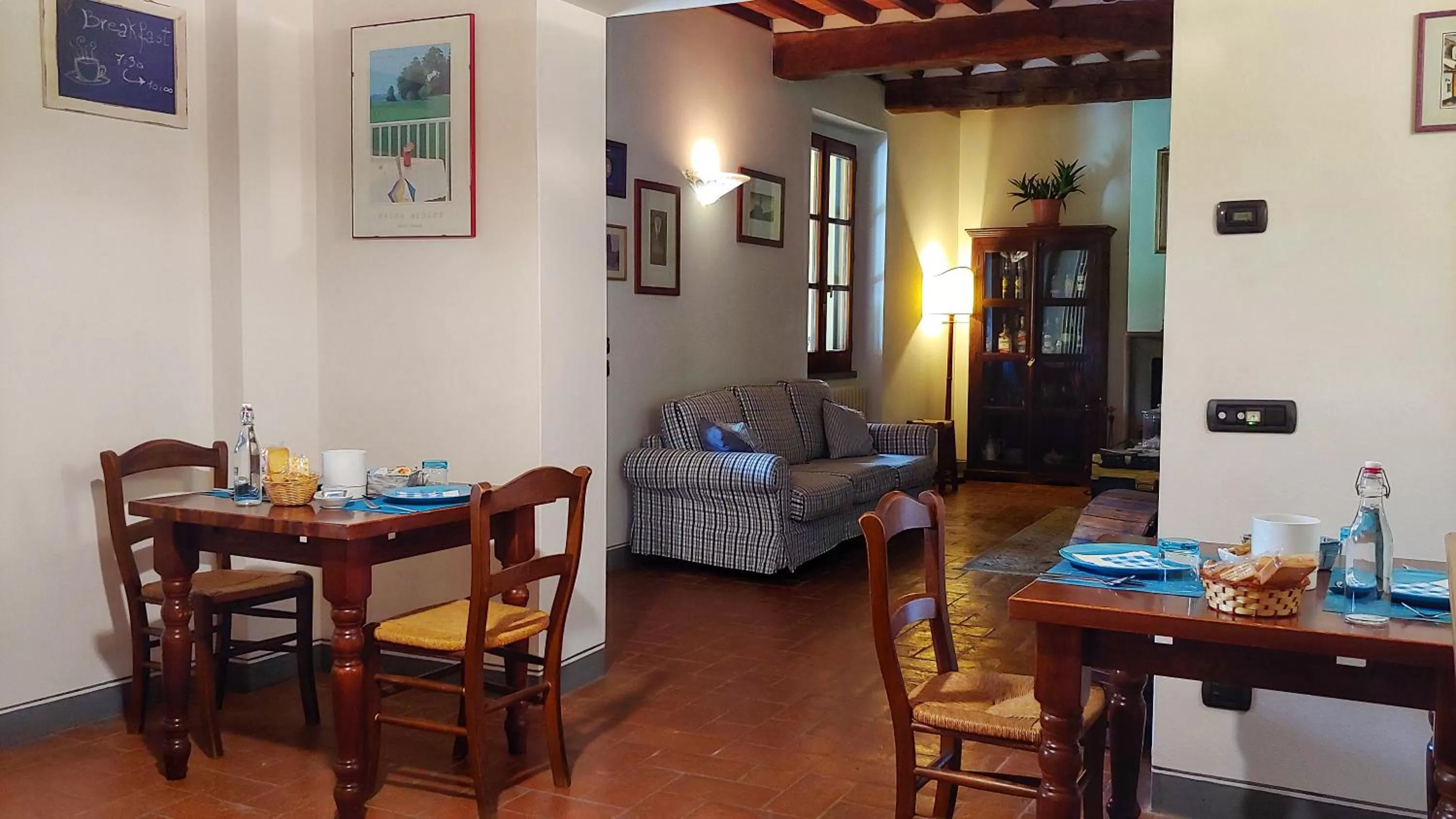 Continental breakfast in Torrebianca Tuscany