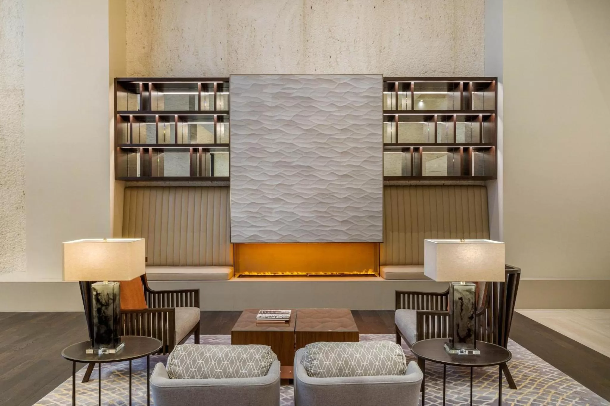 Lobby or reception in Omni Houston Hotel