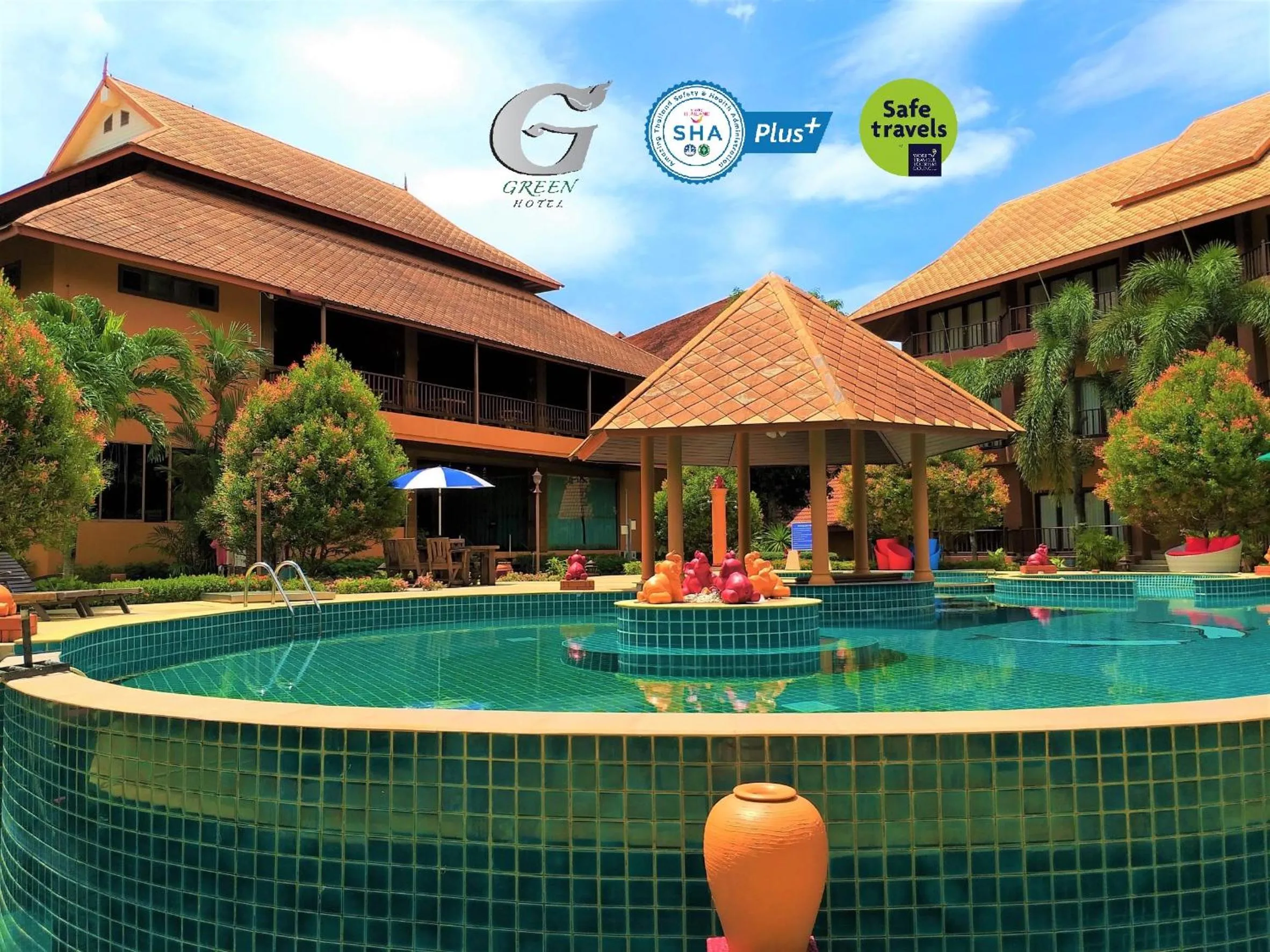 Property building in Andamanee Boutique Resort Aonang Krabi - Free Beach Shuttle