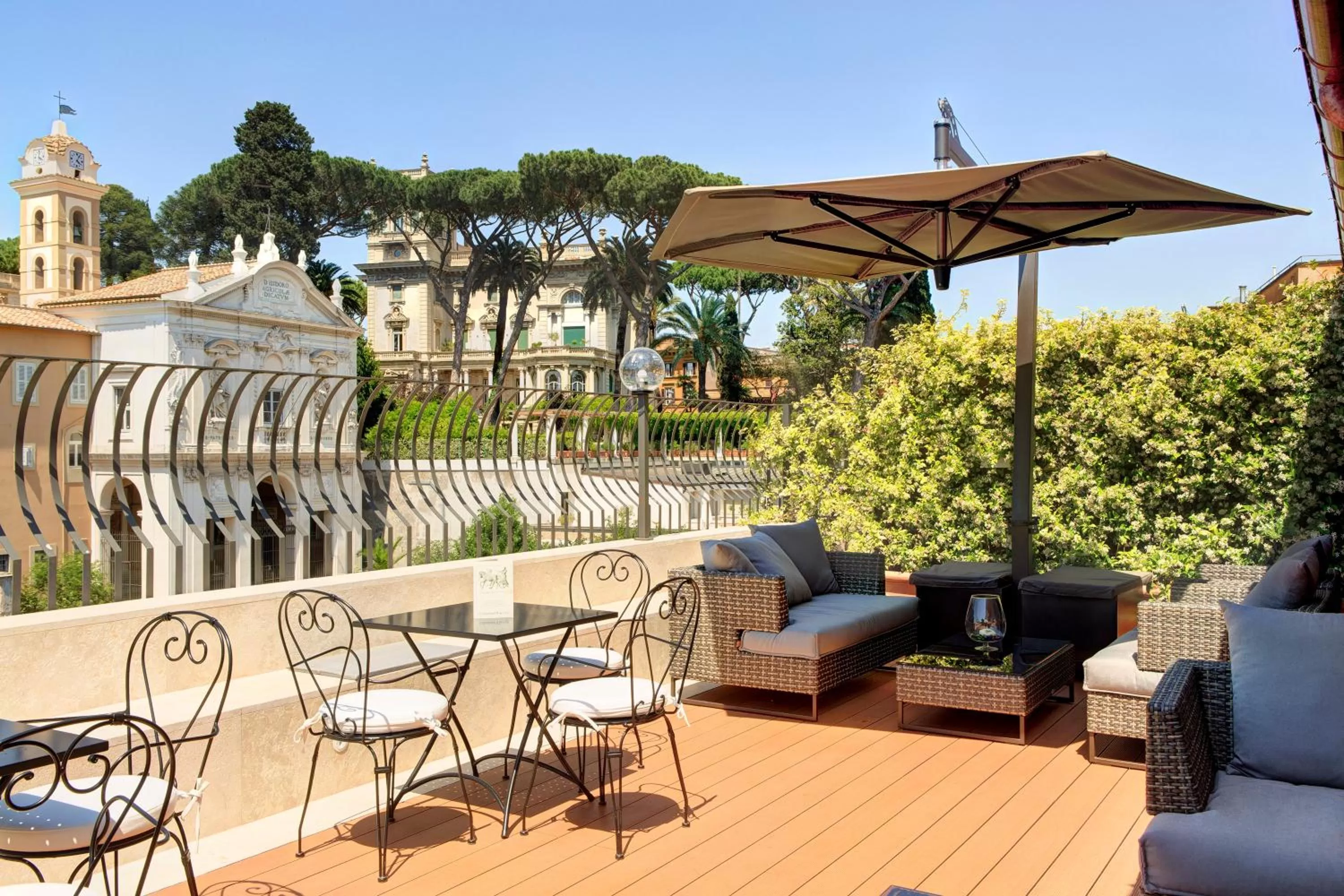 Balcony/Terrace in Hotel Degli Artisti