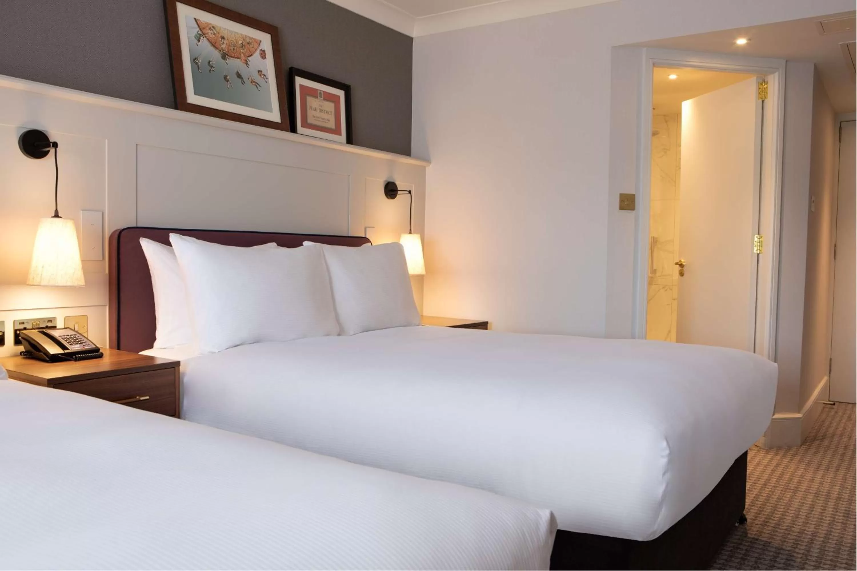 Bed in DoubleTree by Hilton Stoke-on-Trent, United Kingdom