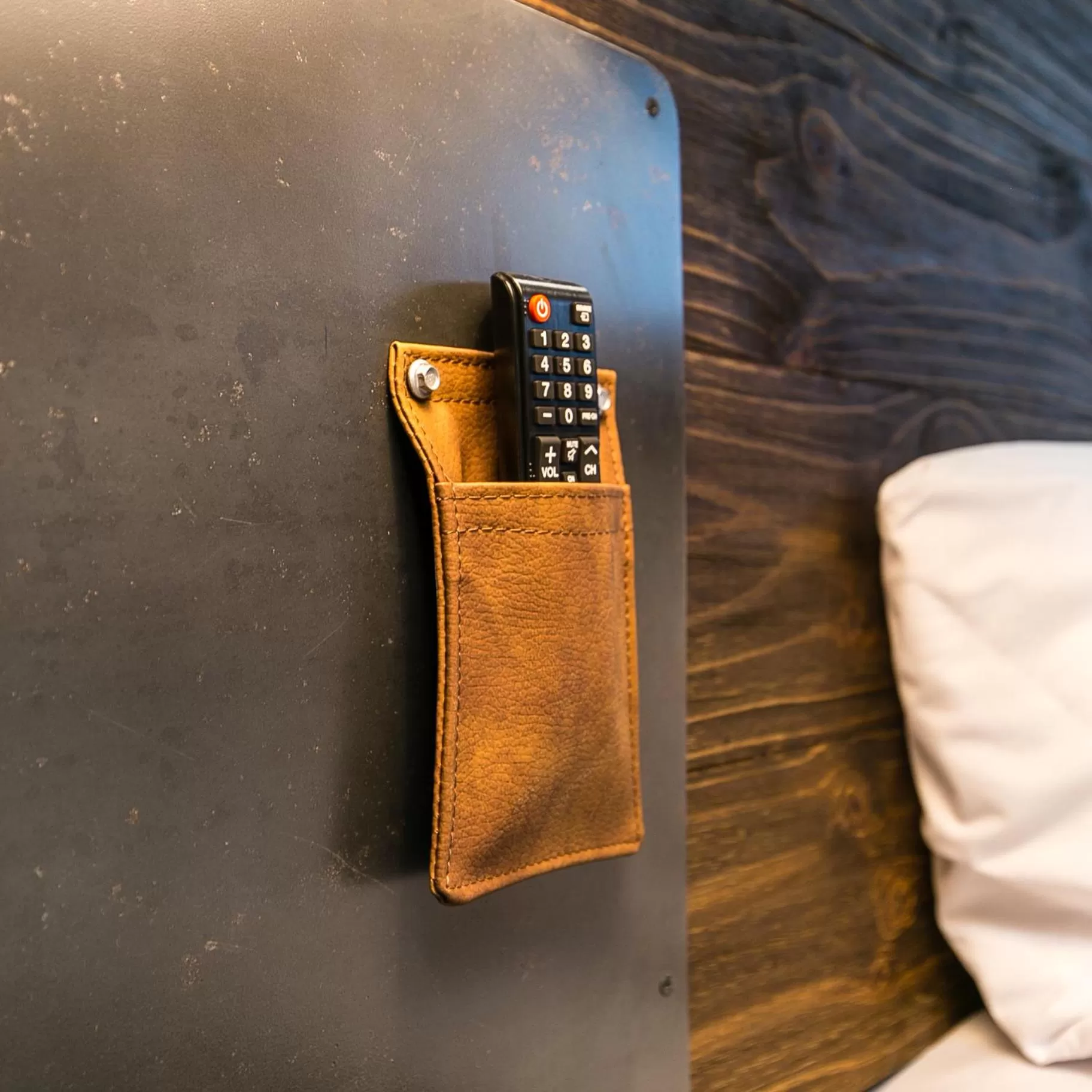 Bed in Factory Lofts Hotel