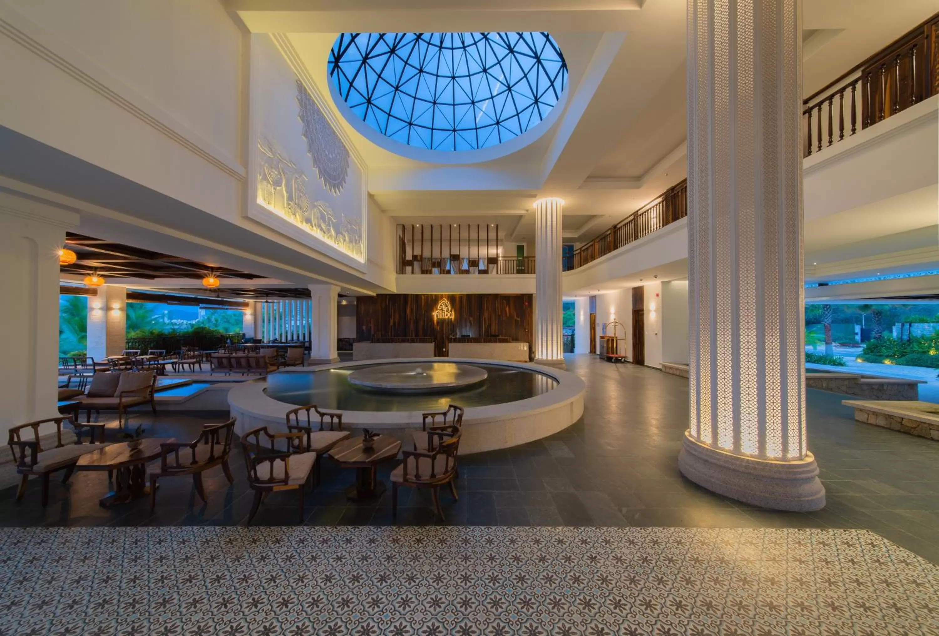 Lobby or reception in Alibu Resort Nha Trang