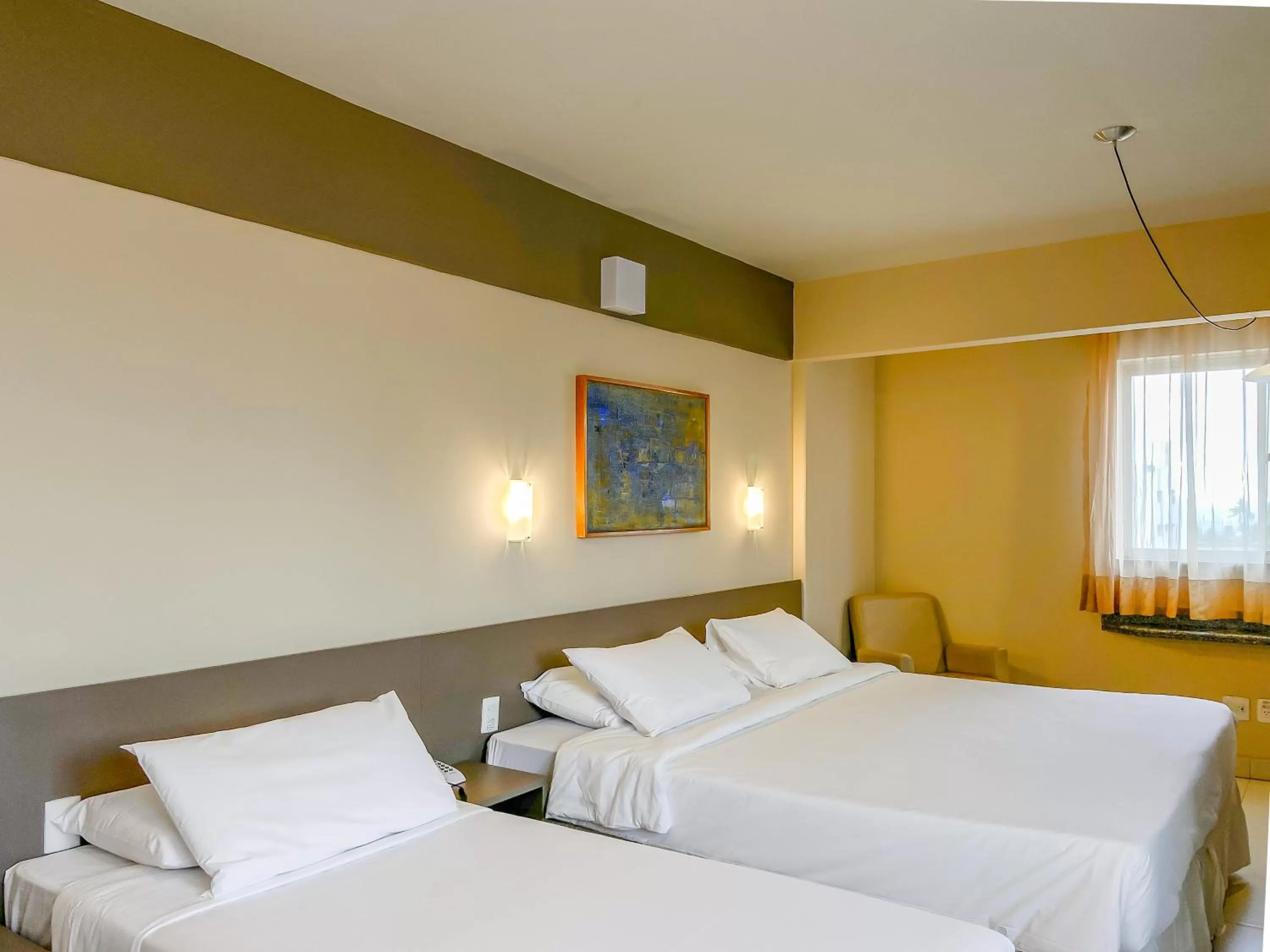 Bedroom, Bed in Hotel Caiçara João Pessoa