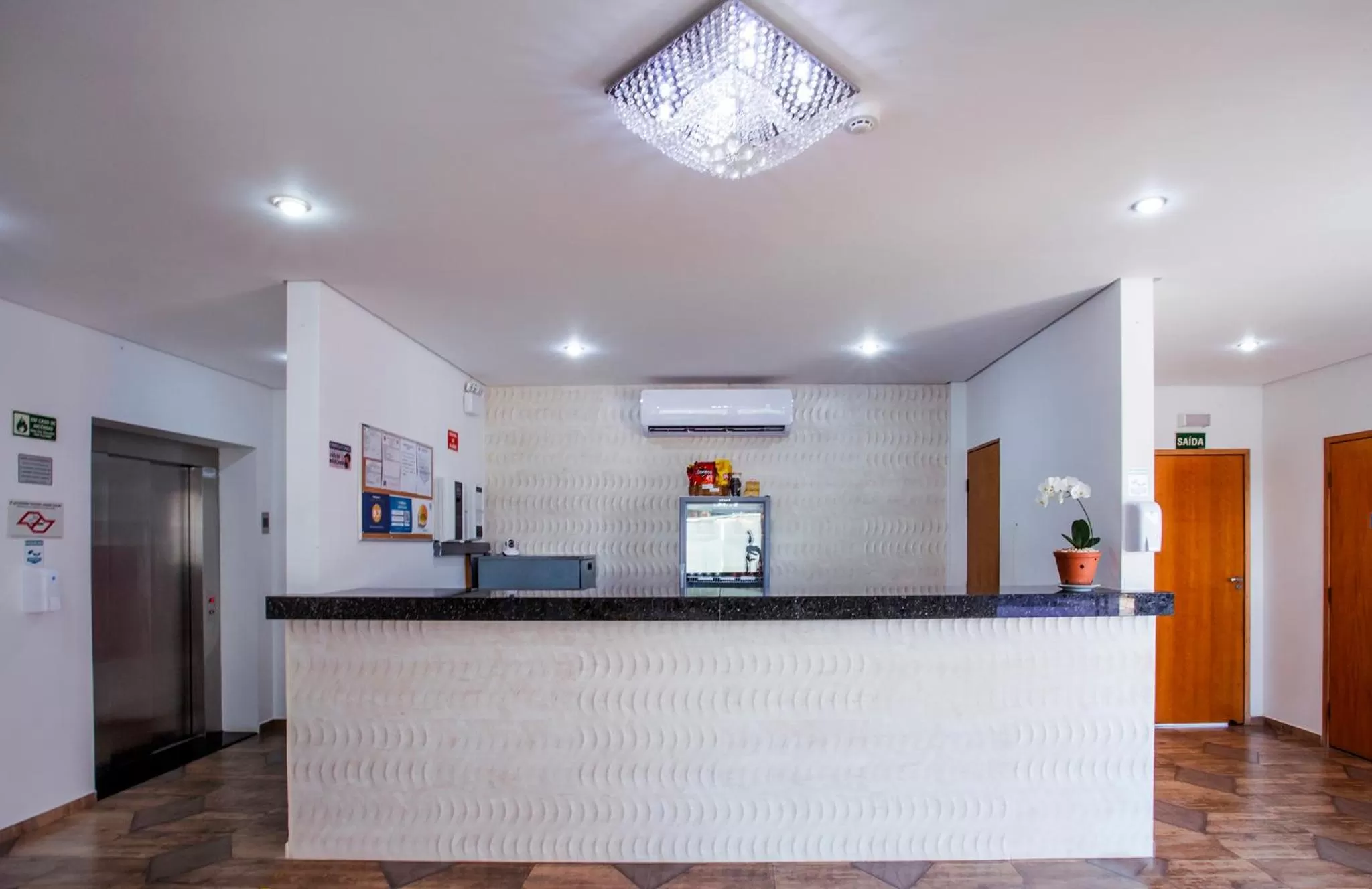 Lobby or reception in Hotel Metrópole Paulínia