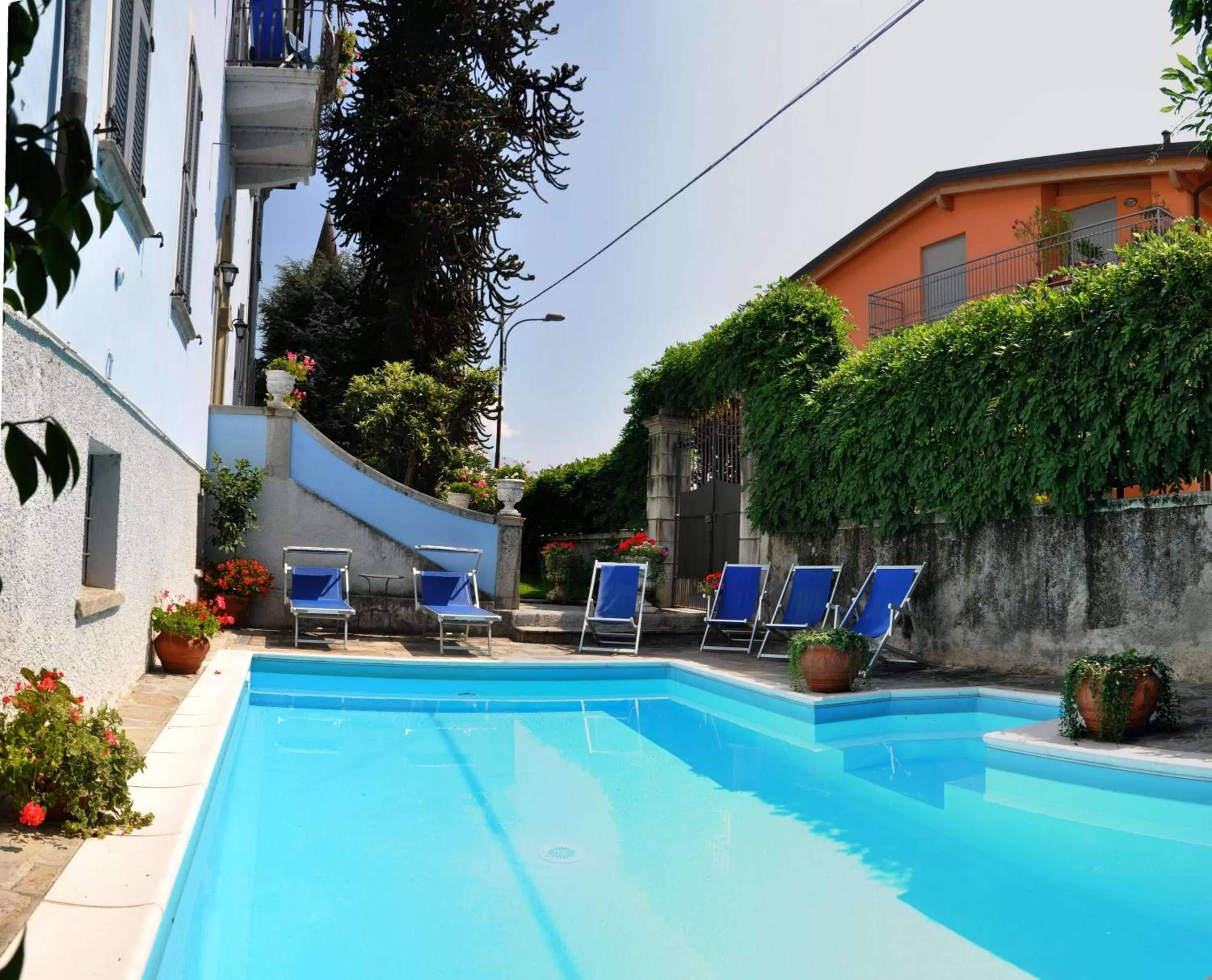 Pool view in Villa Annamaria B&B