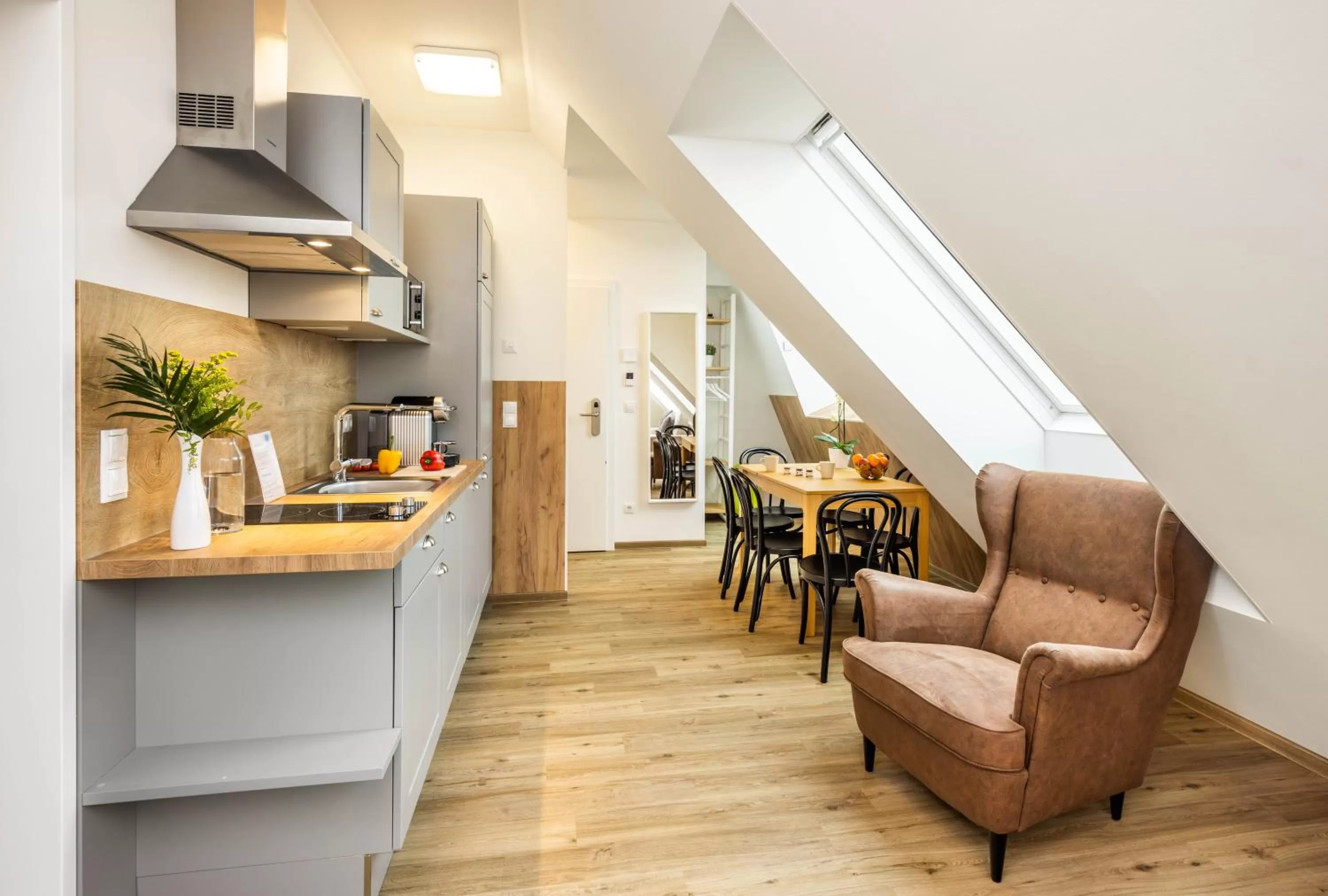 Kitchen or kitchenette in Jimmy's Apartments Lory