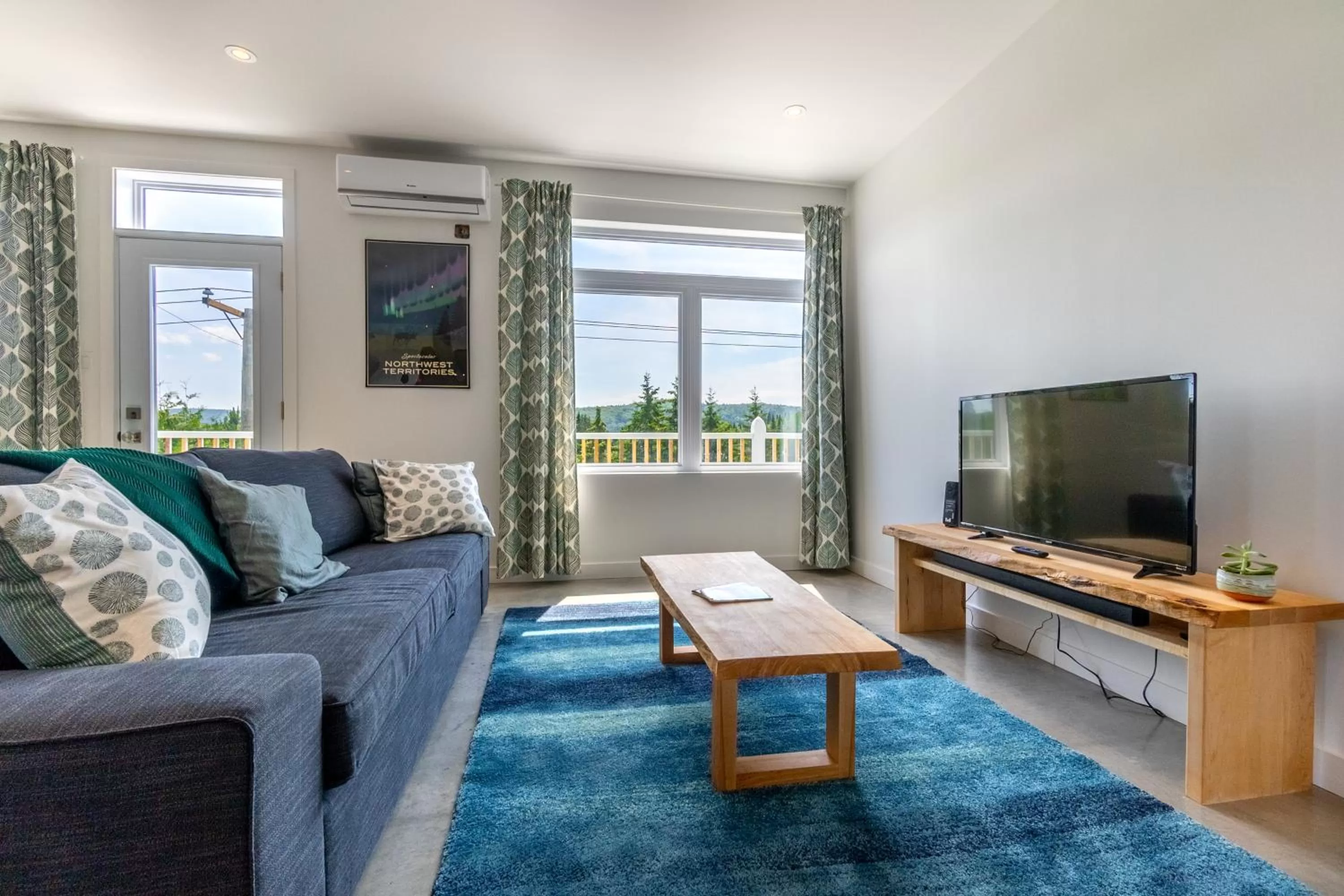 Living room in Hôtel Val-David - Appartements de la Gare