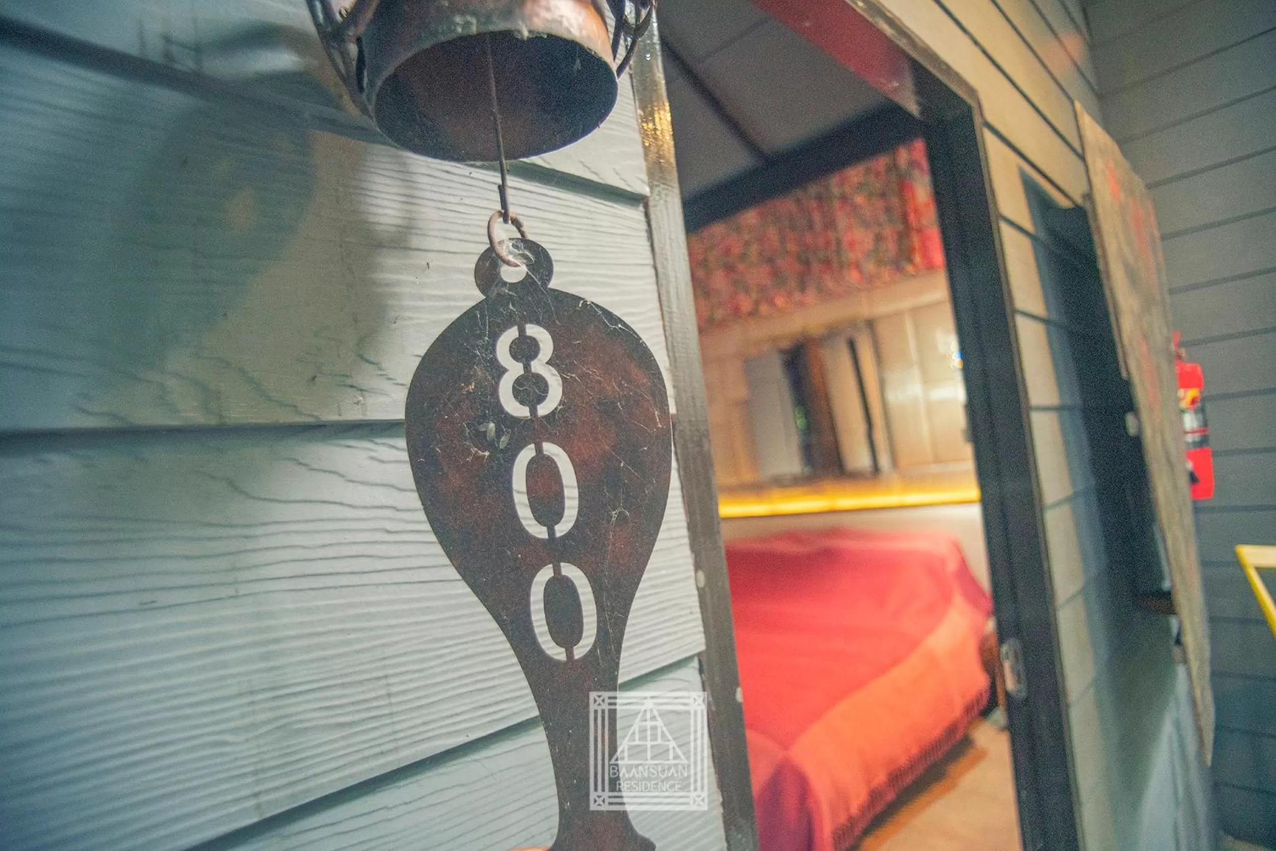 Bedroom, Bed in Baan Suan Residence เฮือนพักบ้านสวน