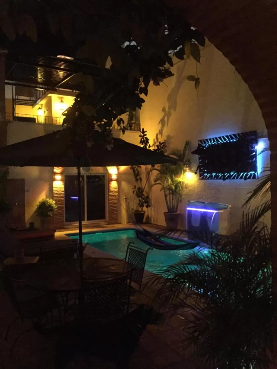 Night, Patio/Outdoor Area in Hacienda Escondida Puerto Vallarta