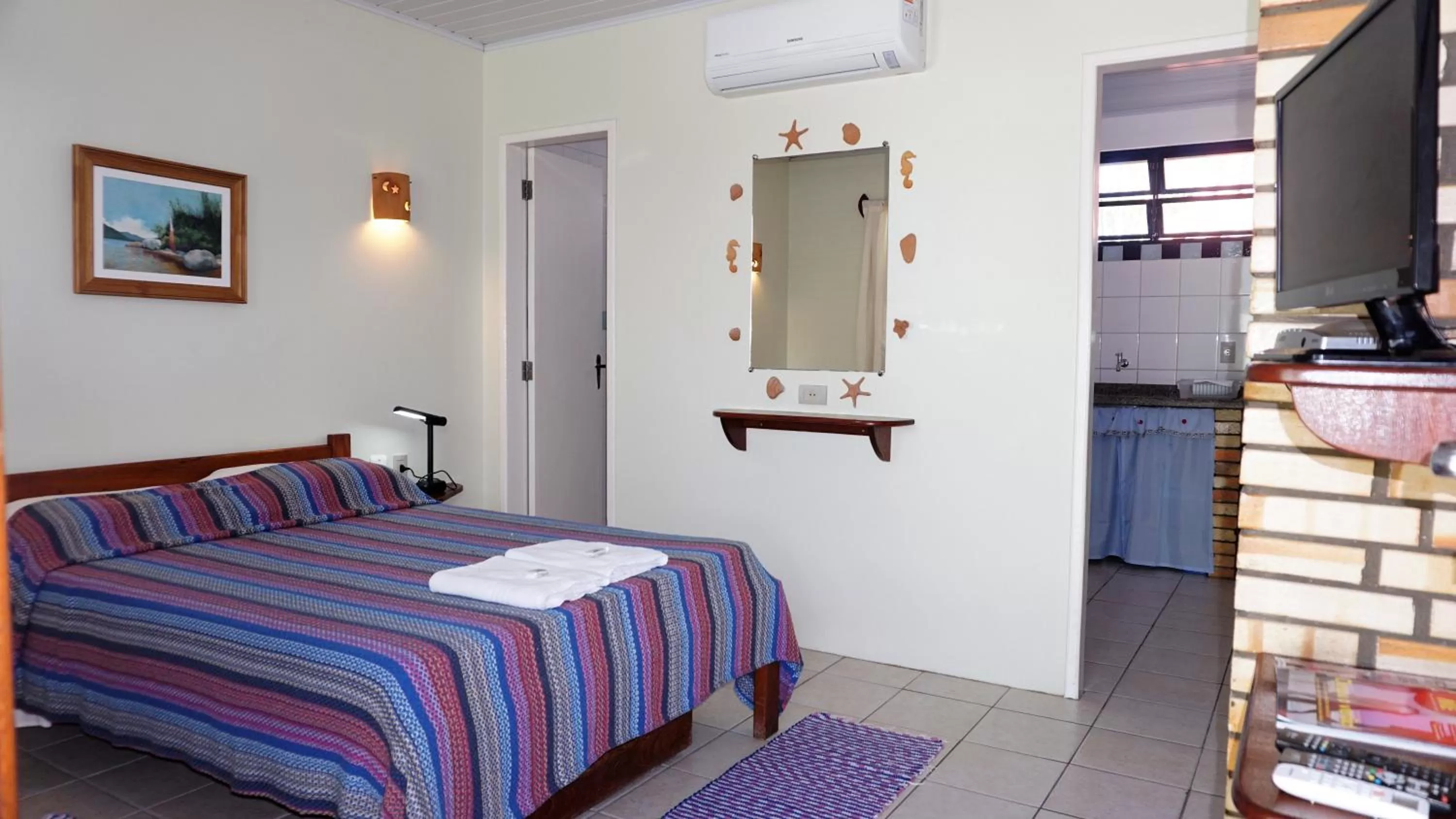 Bed in Pousada Barratur