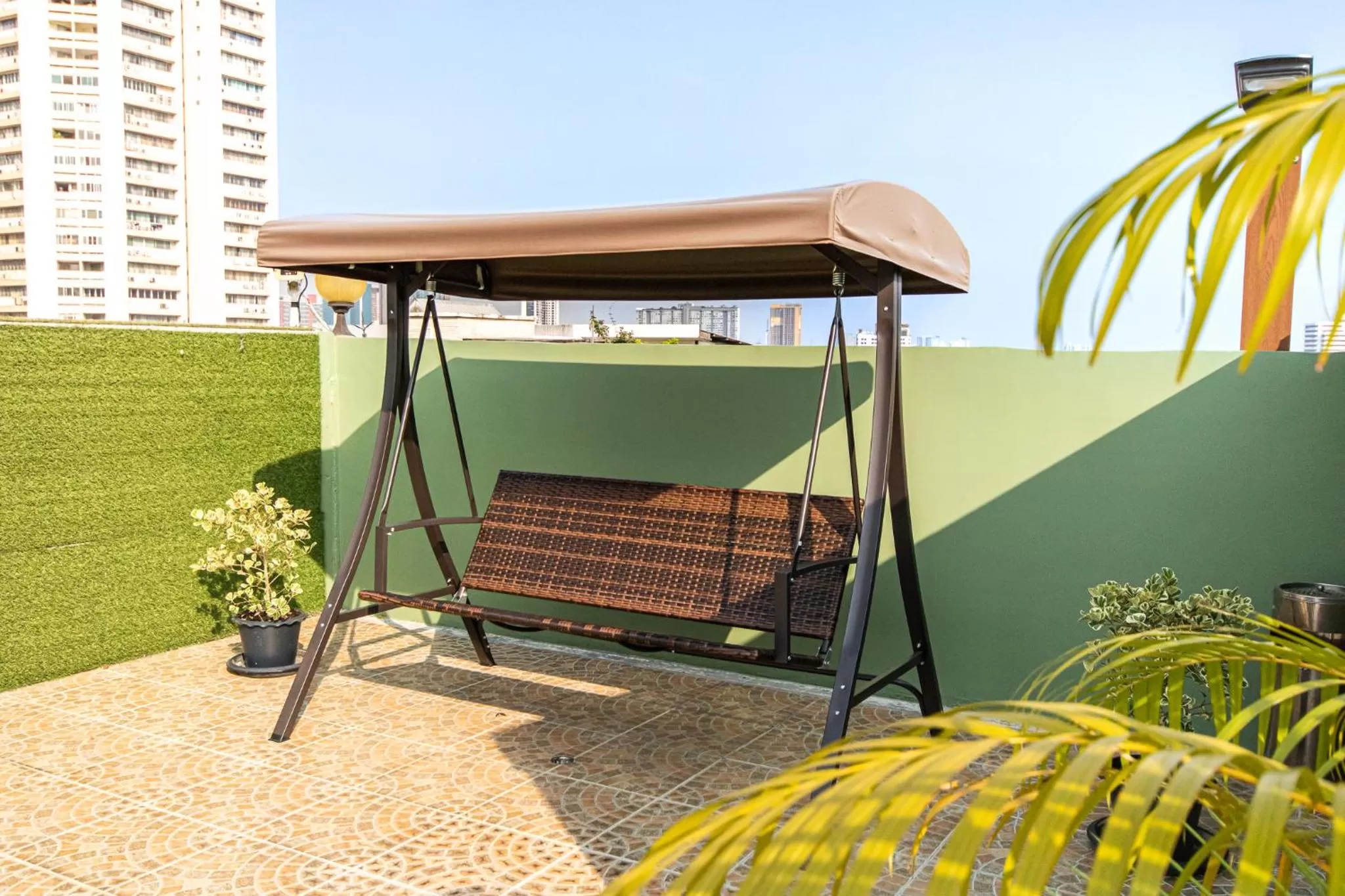 Balcony/Terrace in United Residence Ekamai Bangkok