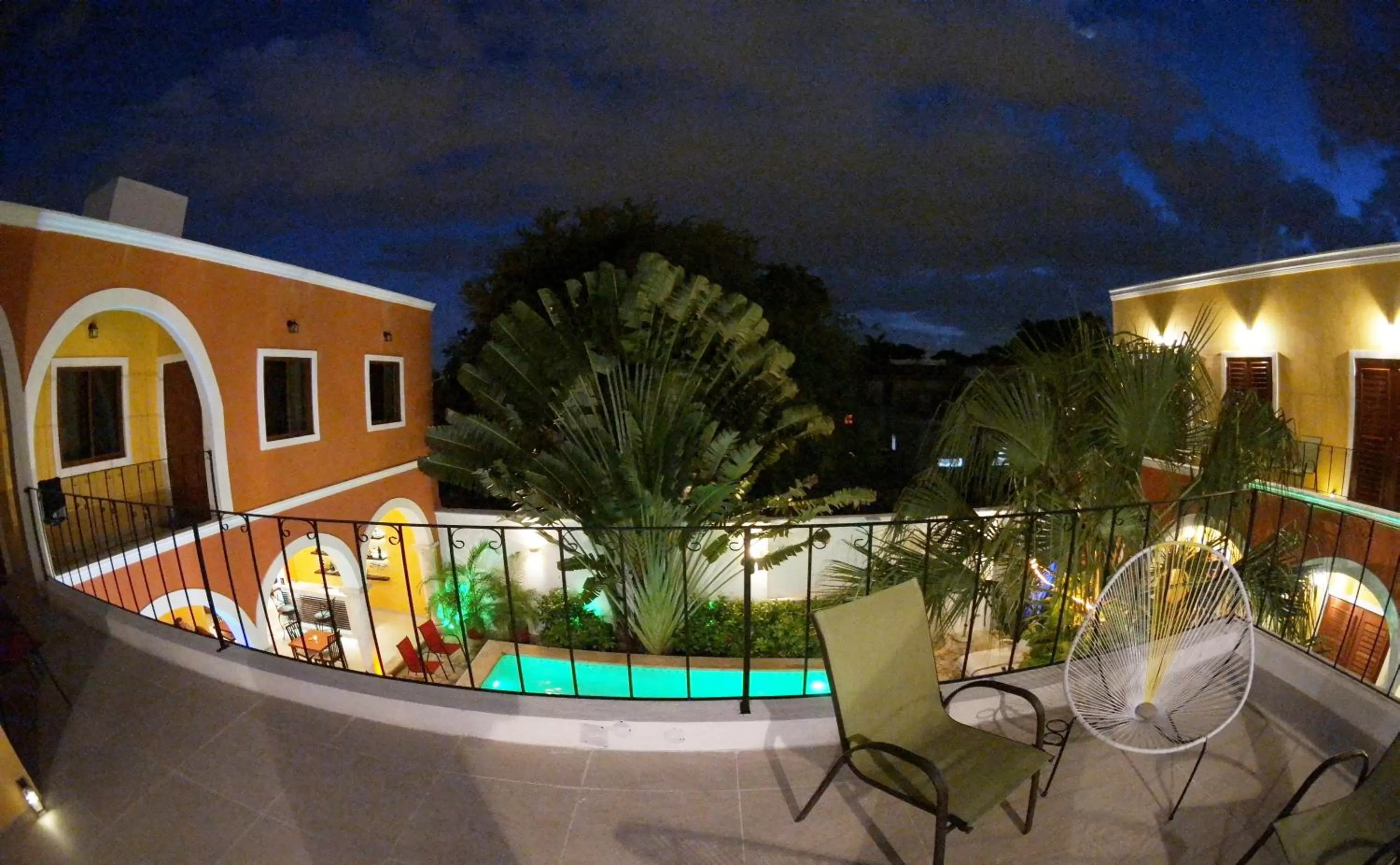 Balcony/Terrace in Merida Santiago Hotel Boutique