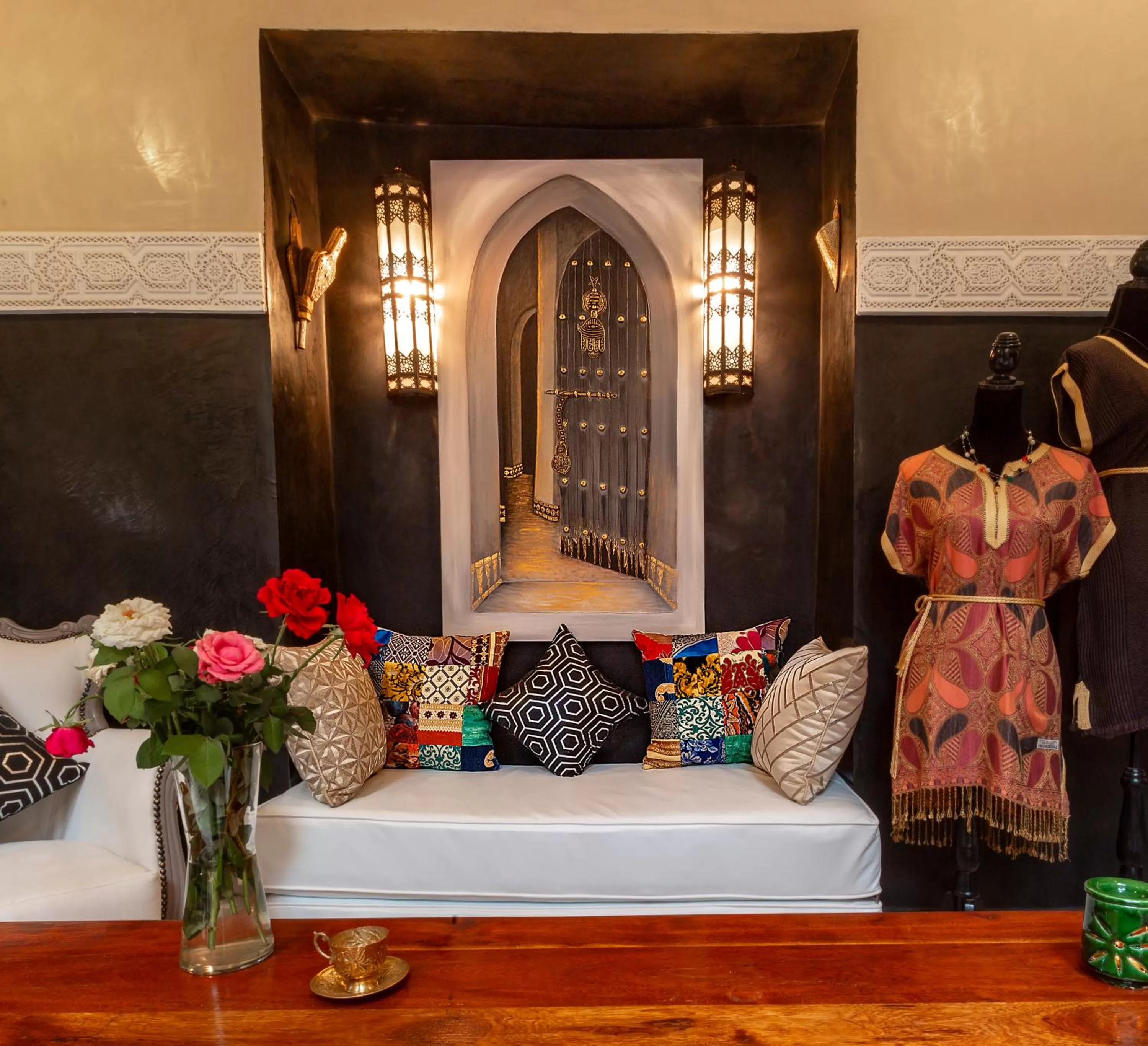 Living room in Riad Rodaina & SPA