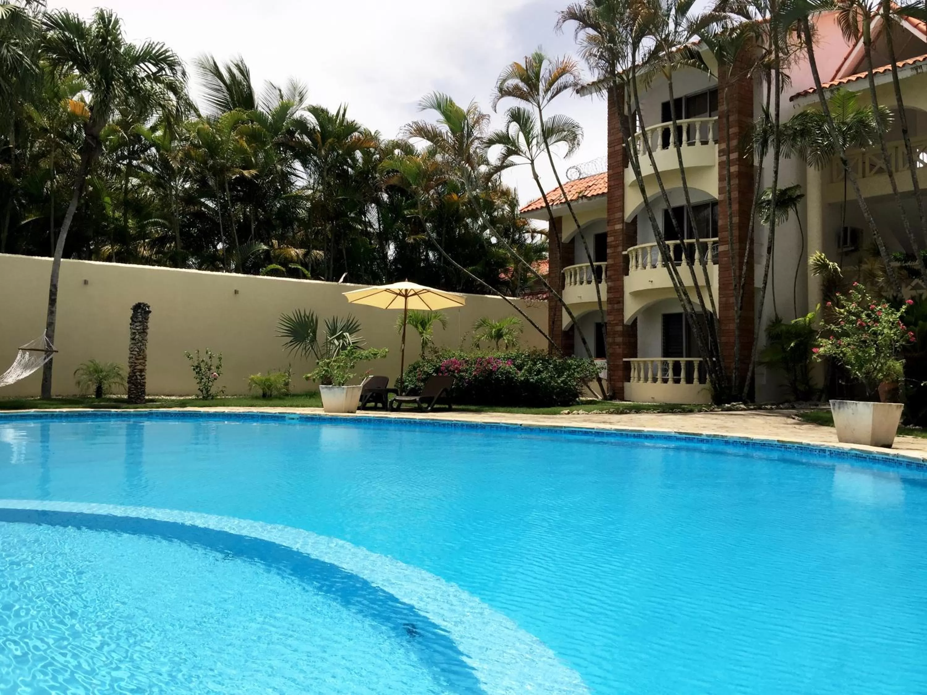 Pool view in Hotel Voramar