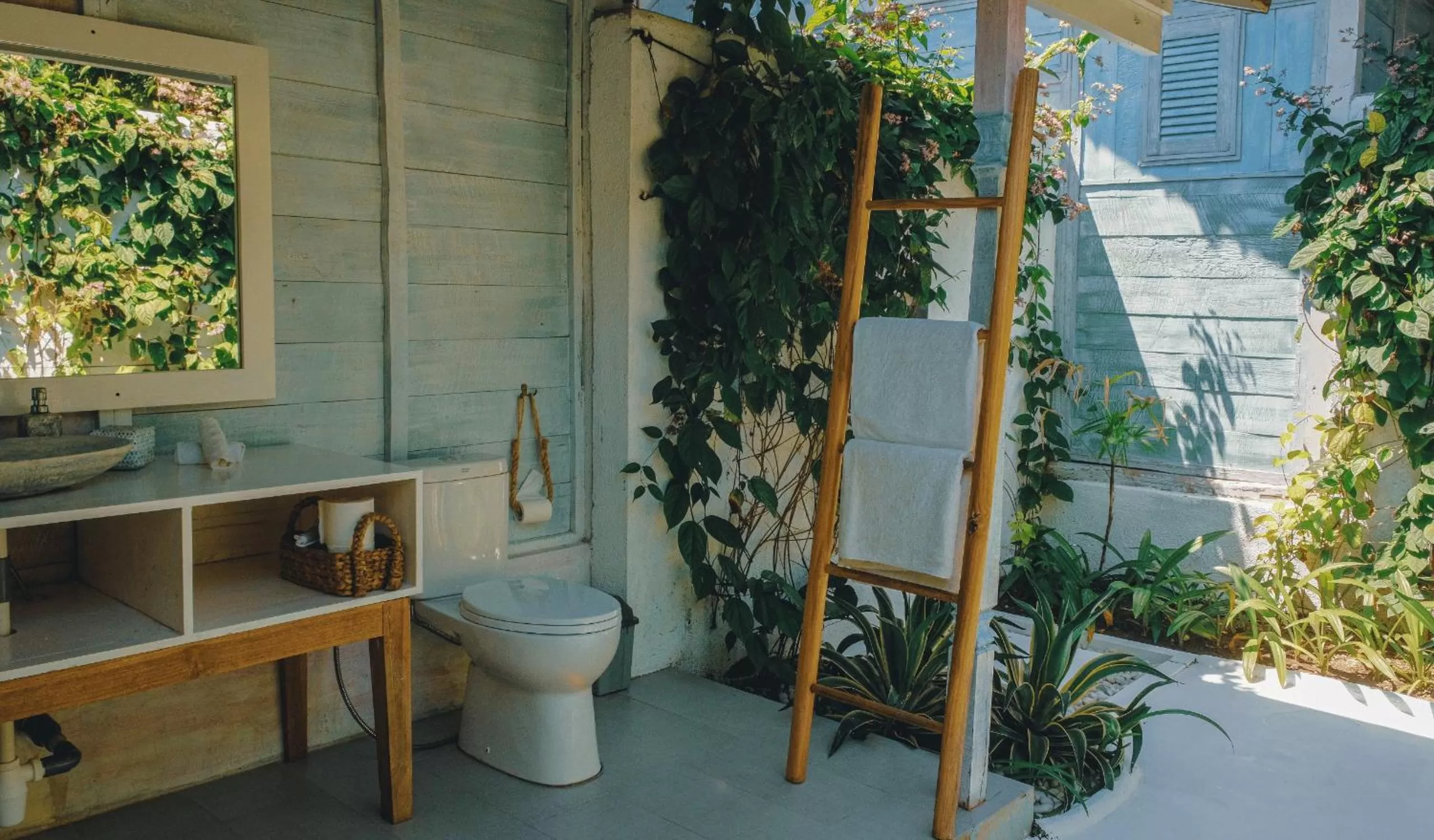 Garden in The Shacks at Sandy Bay