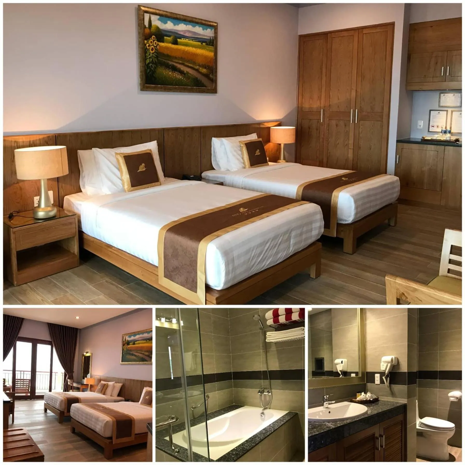 Bathroom, Bed in Phu Hai Beach Resort & Spa Phan Thiet