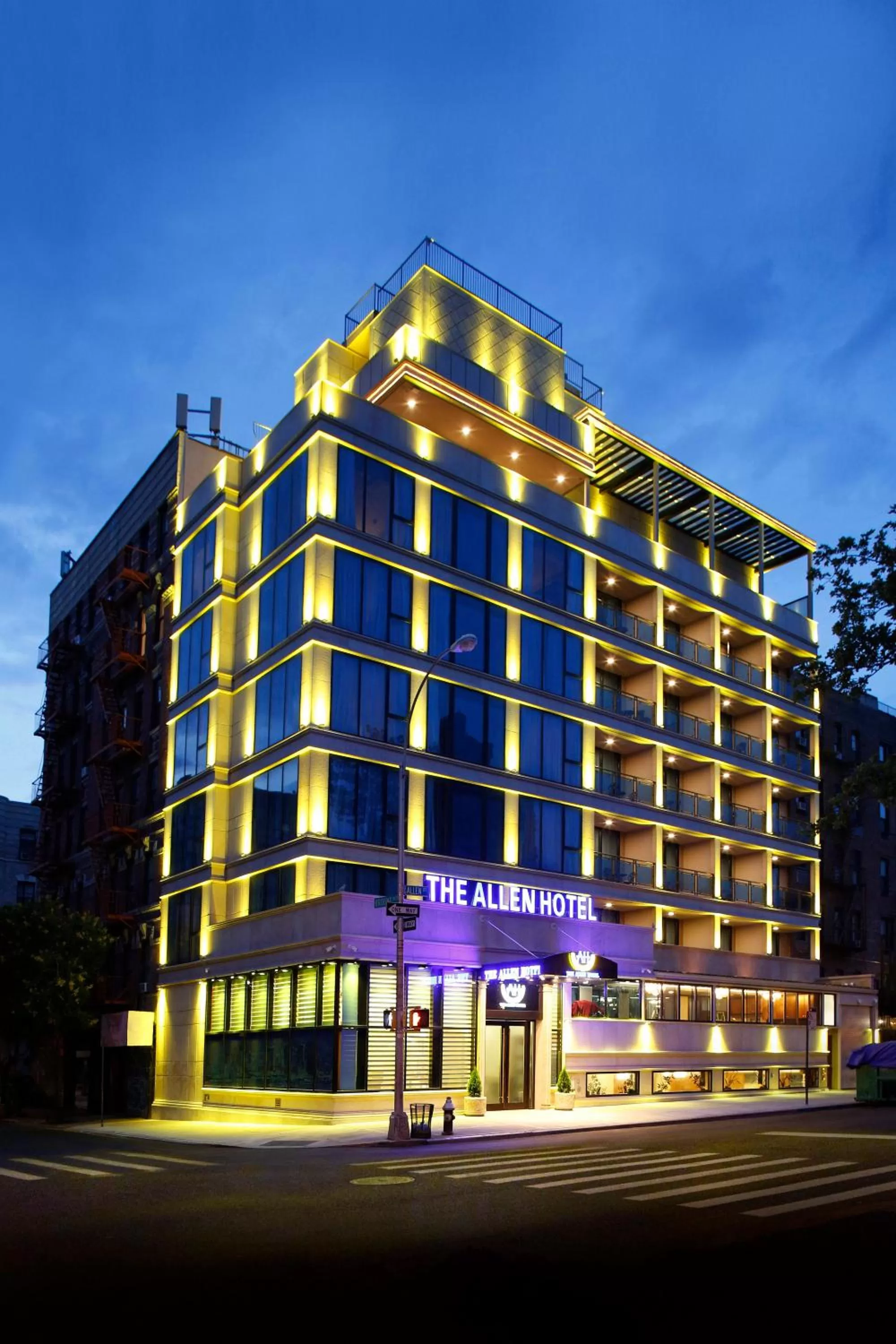 Property building in The Allen Hotel