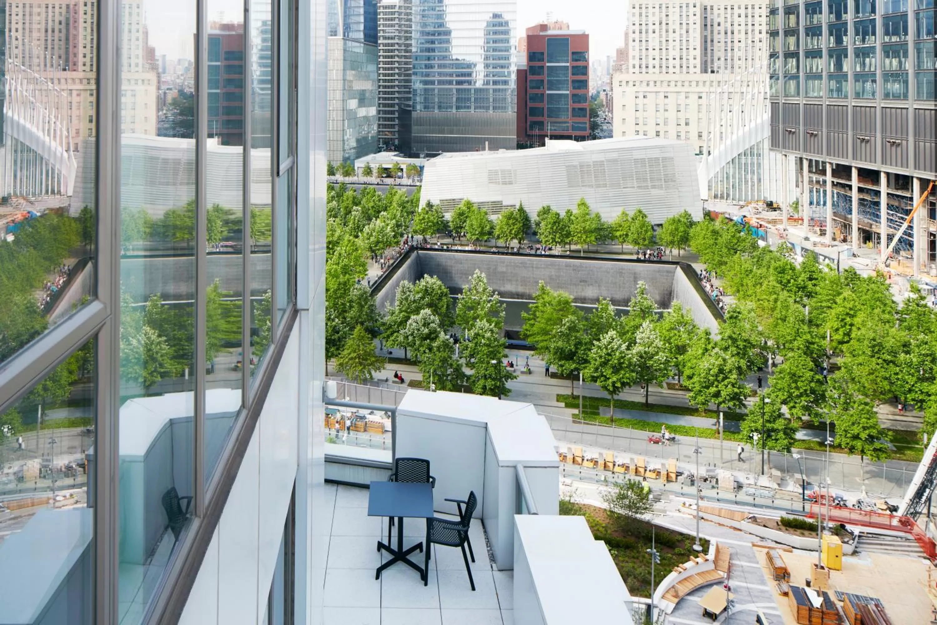 Balcony/Terrace in Club Quarters Hotel World Trade Center, New York