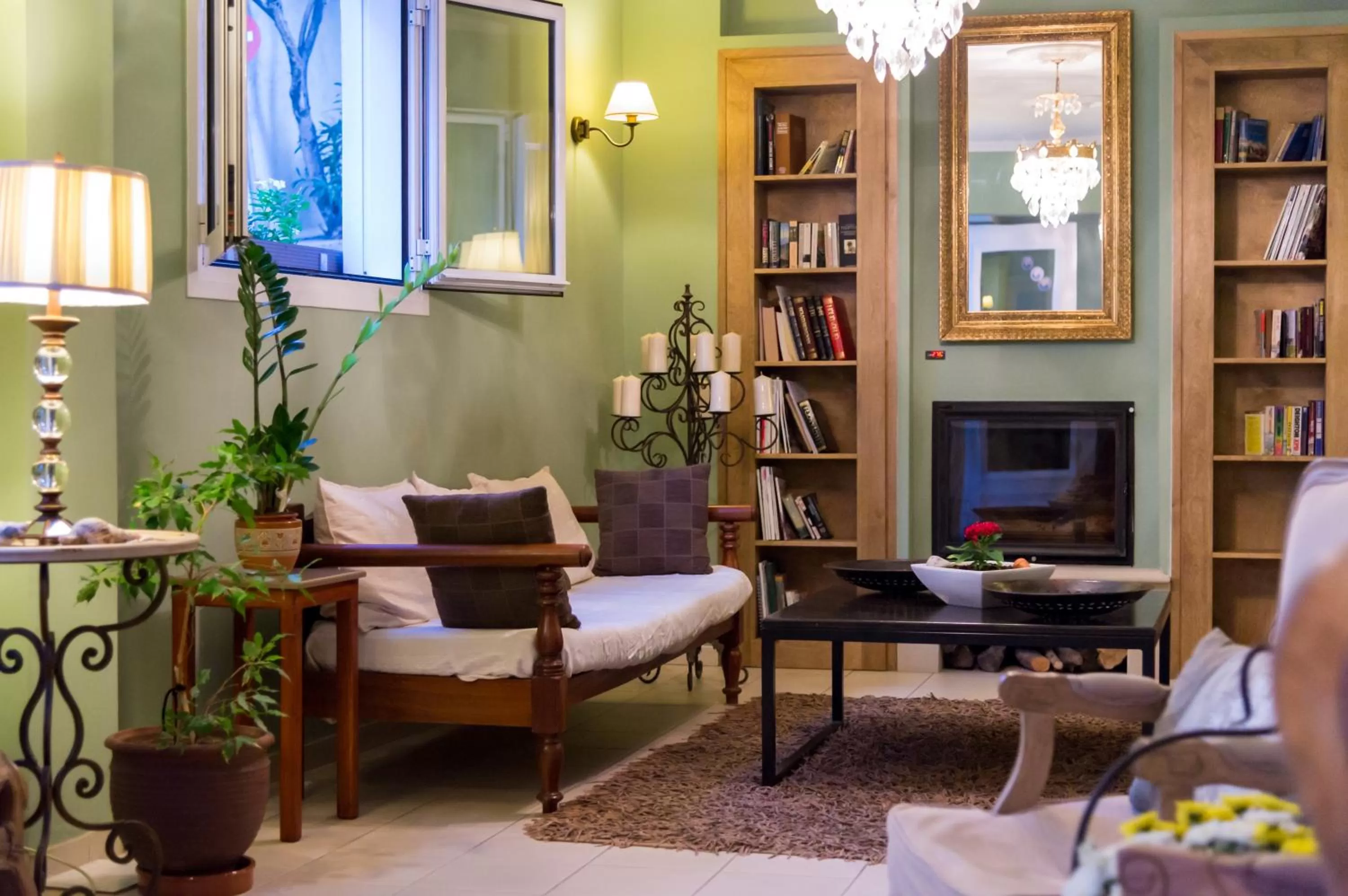 Lobby or reception in Ikaros Art Hotel