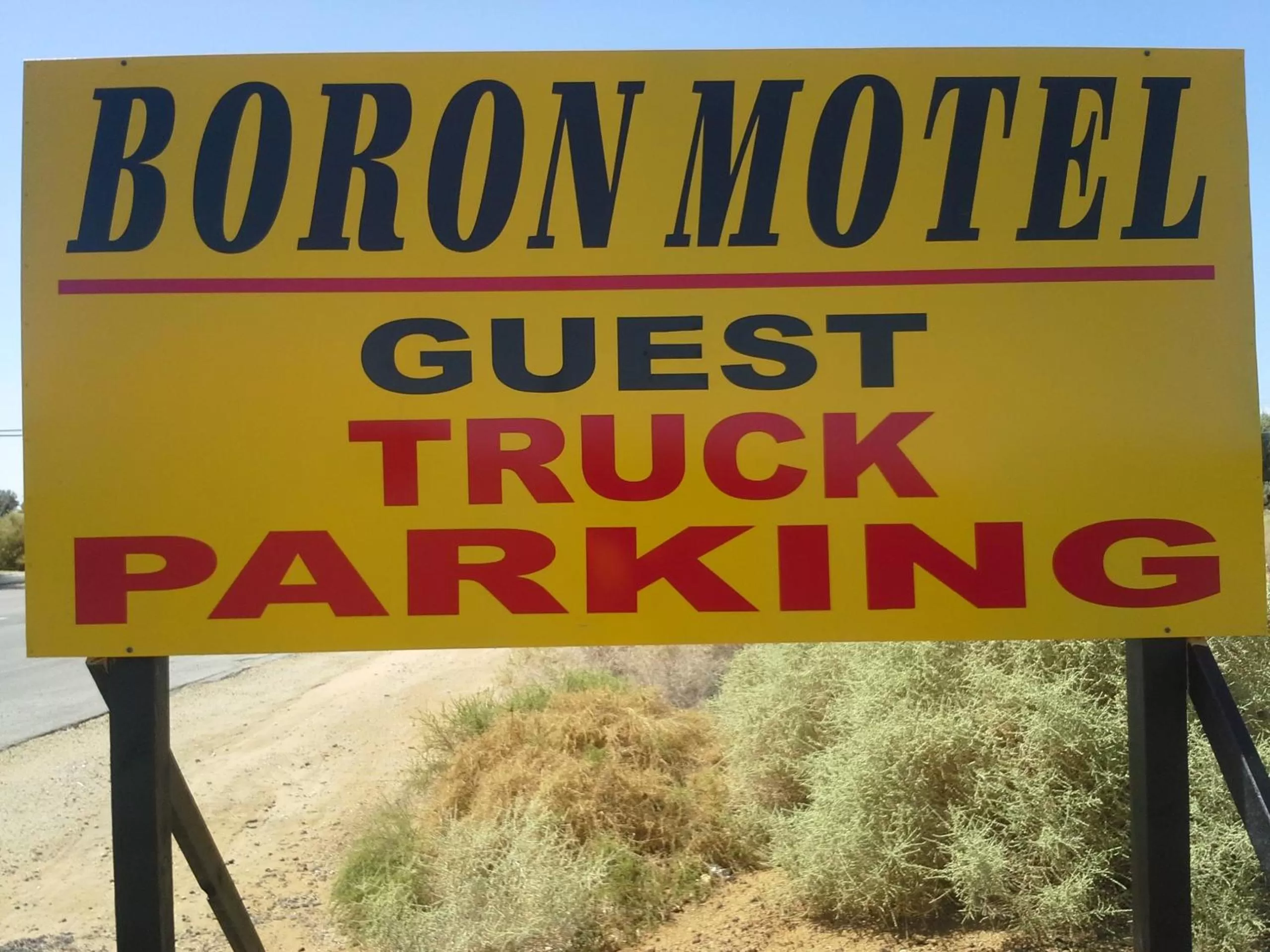 Property building in Boron Motel