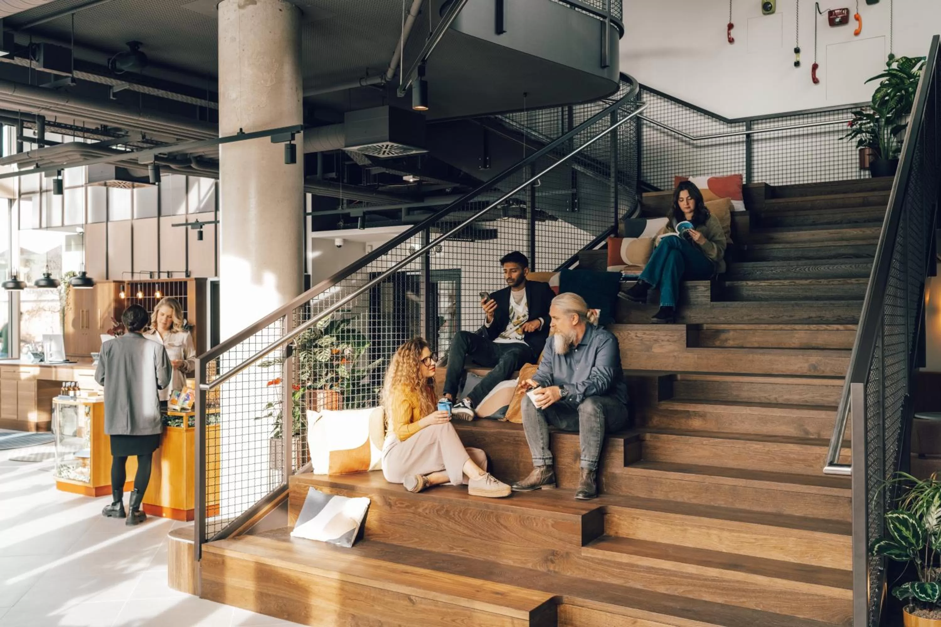 Communal lounge/ TV room in Revo Munich