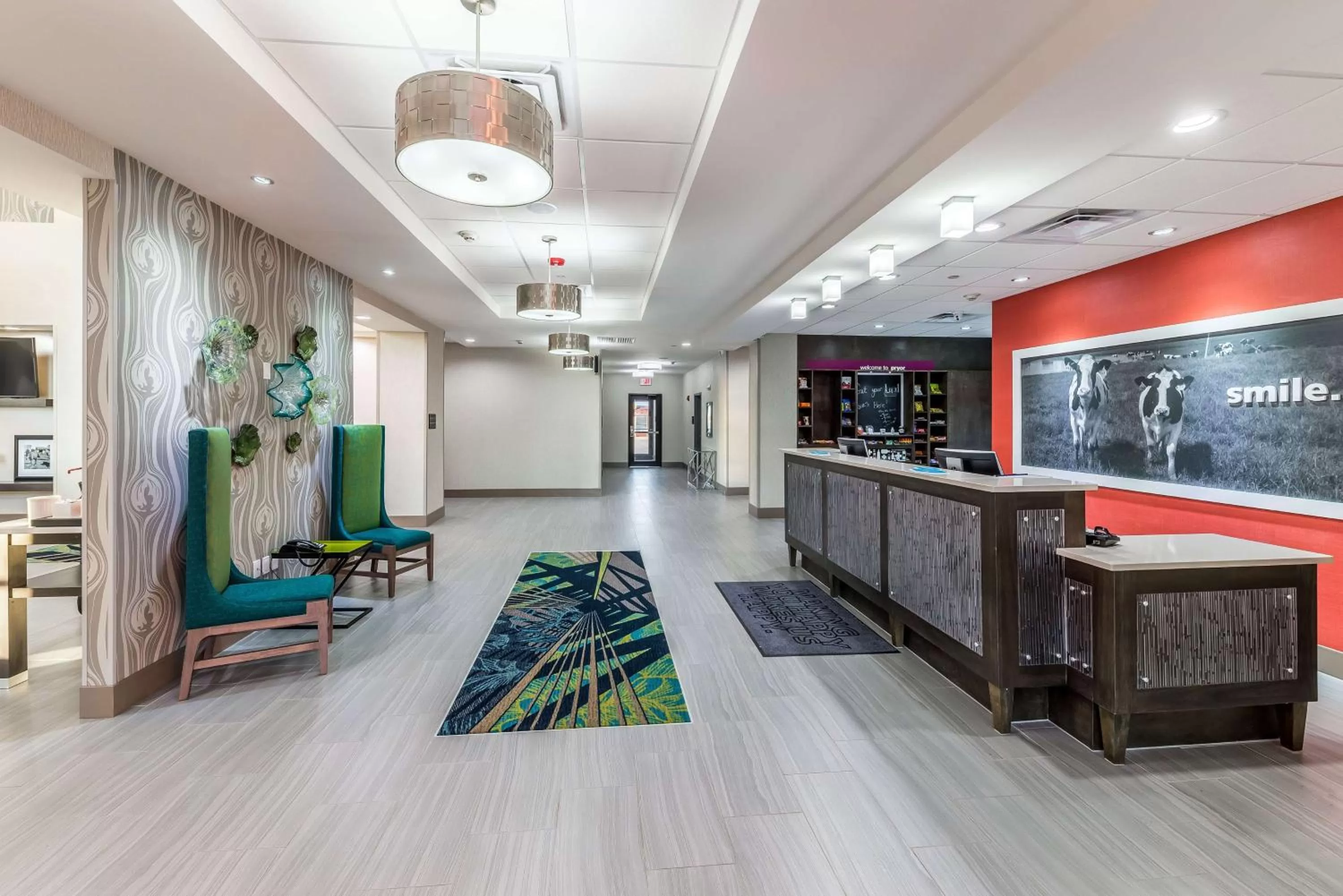 Lobby or reception in Hampton Inn & Suites Pryor, Ok