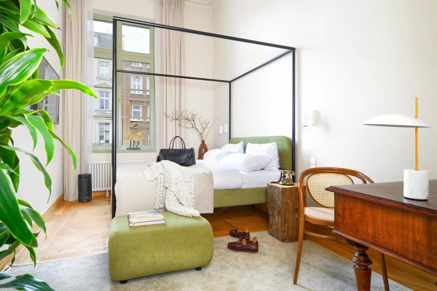 Bed in ARCHE Dwór Uphagena Gdańsk