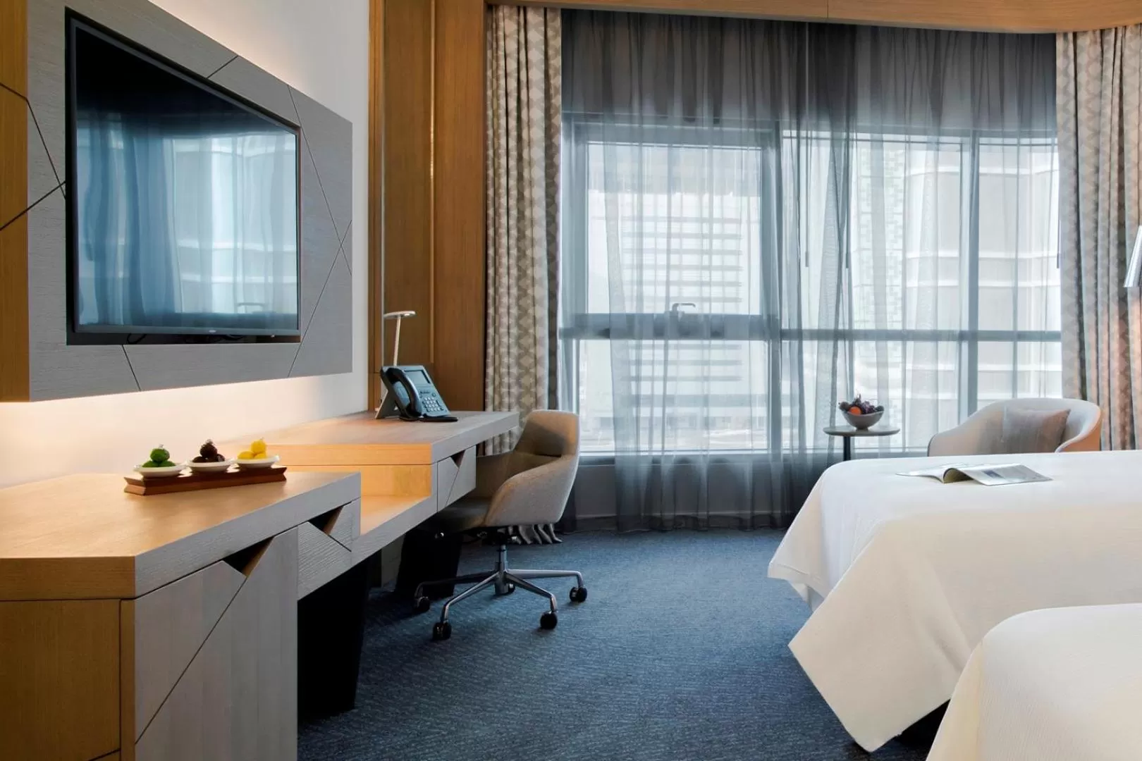 TV and multimedia, Bed in Pearl Rotana Capital Centre