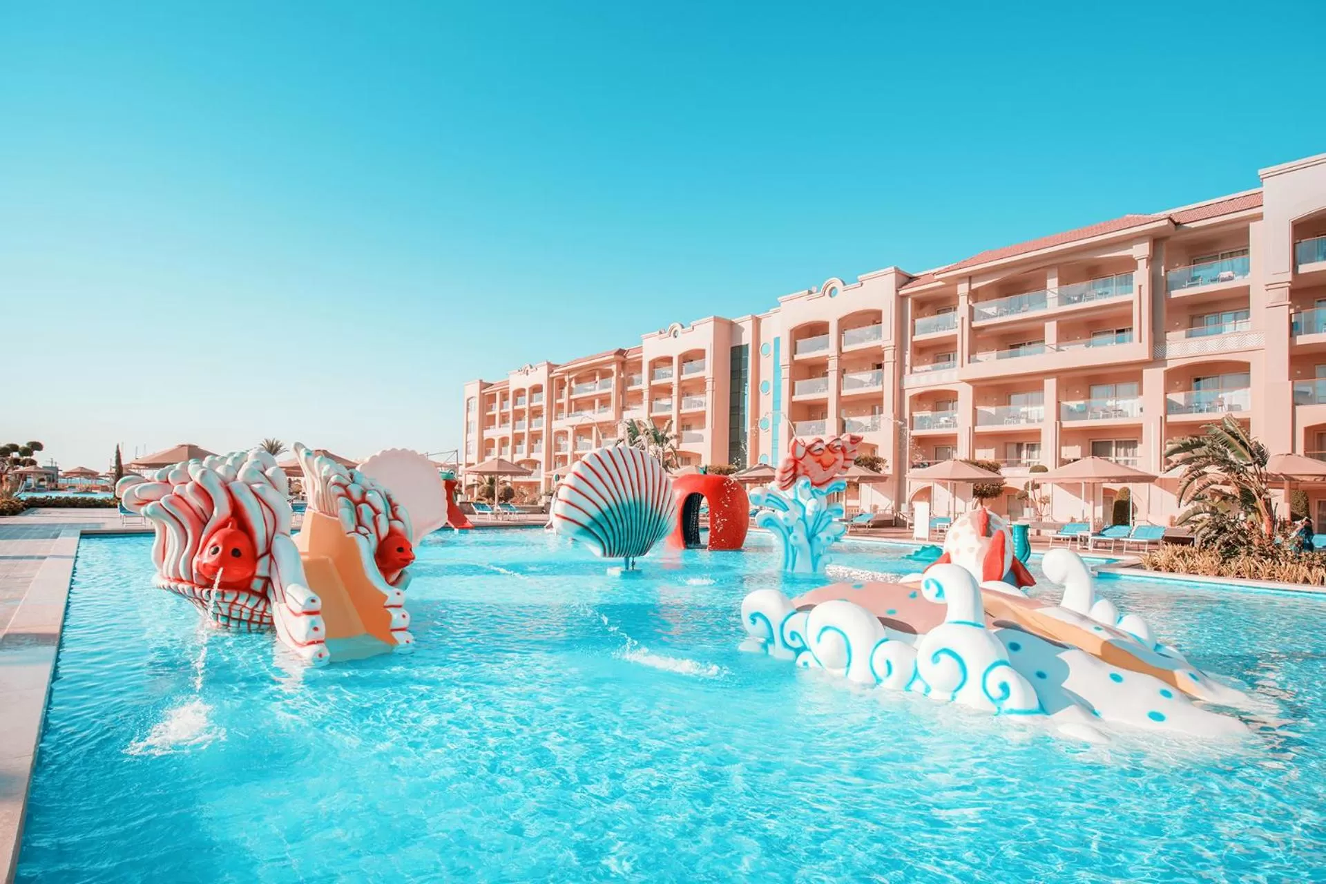 Aqua park in Pickalbatros White Beach Resort - Hurghada