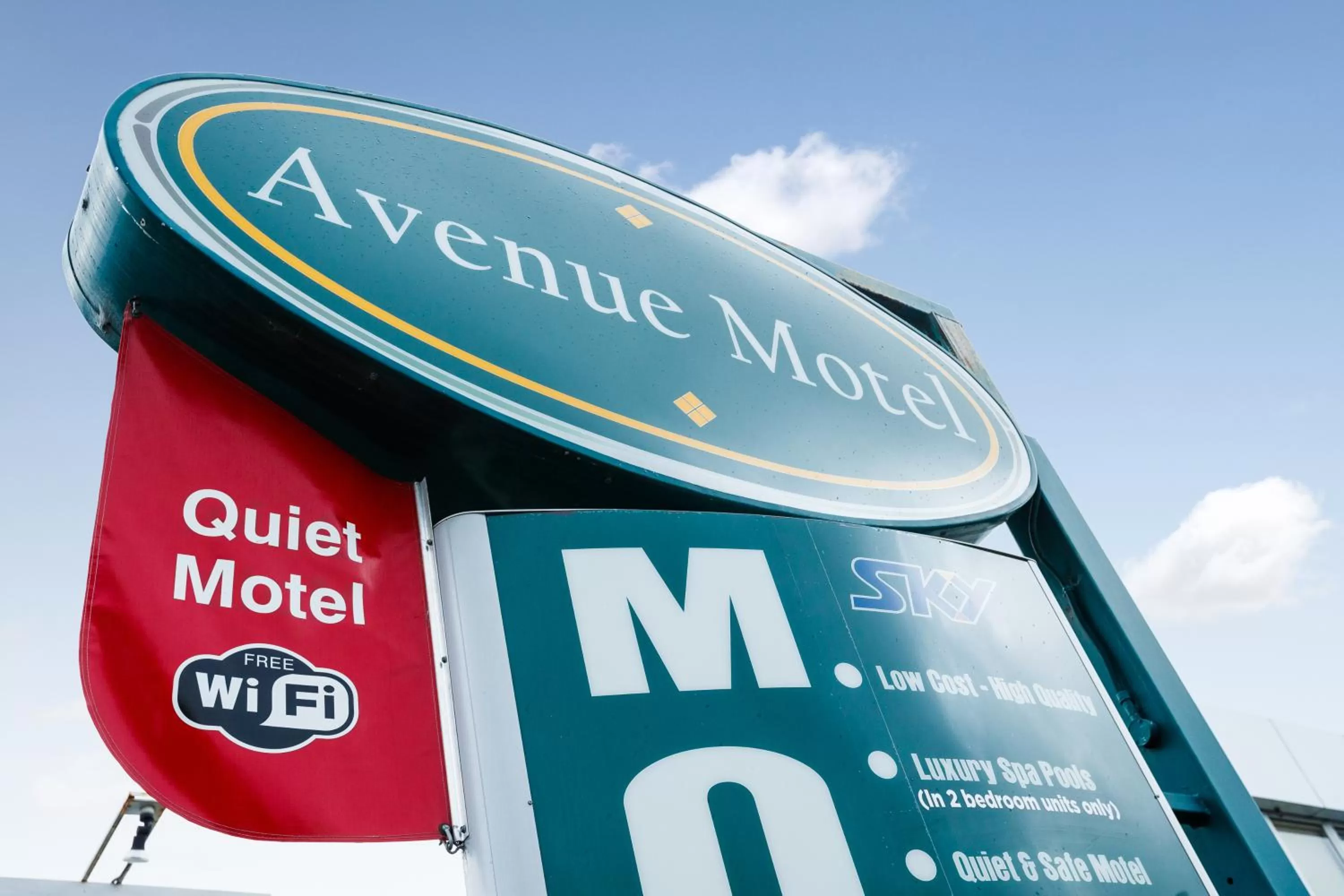 Property logo or sign in Avenue Motel Palmerston North
