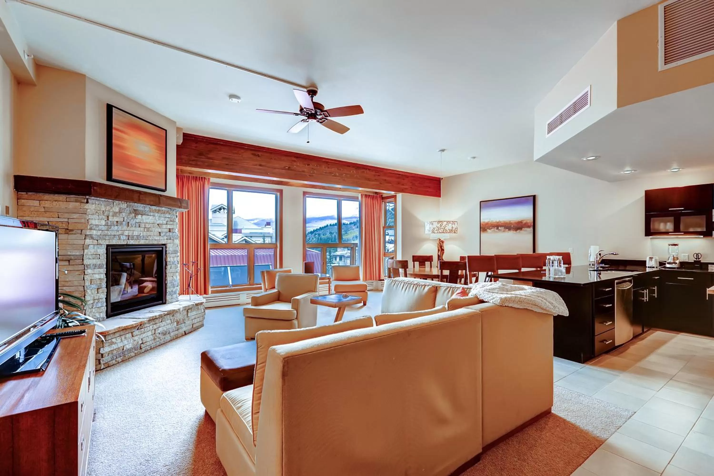 TV and multimedia in The Osprey at Beaver Creek, a RockResort