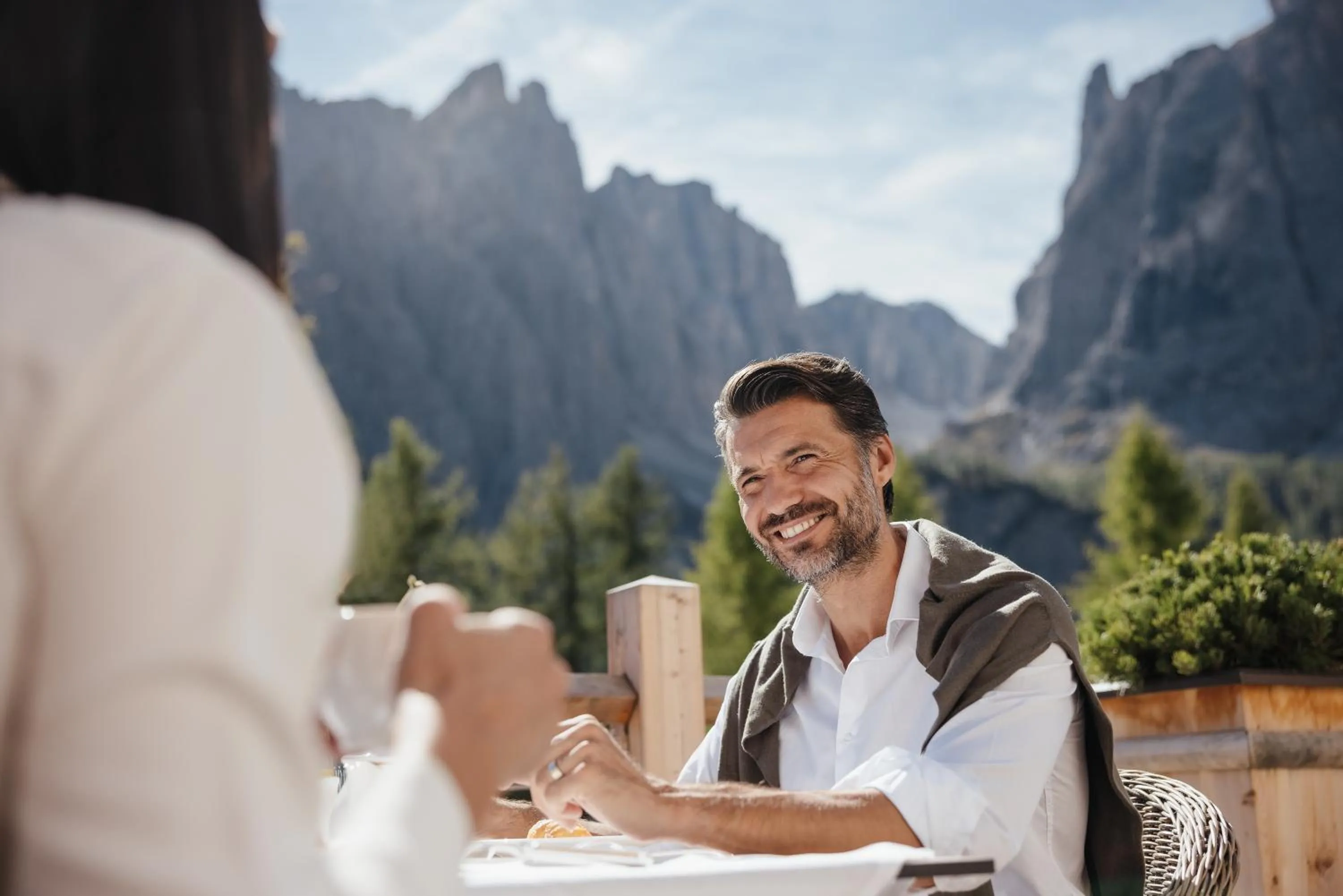 Mountain view in Kolfuschgerhof Mountain Resort