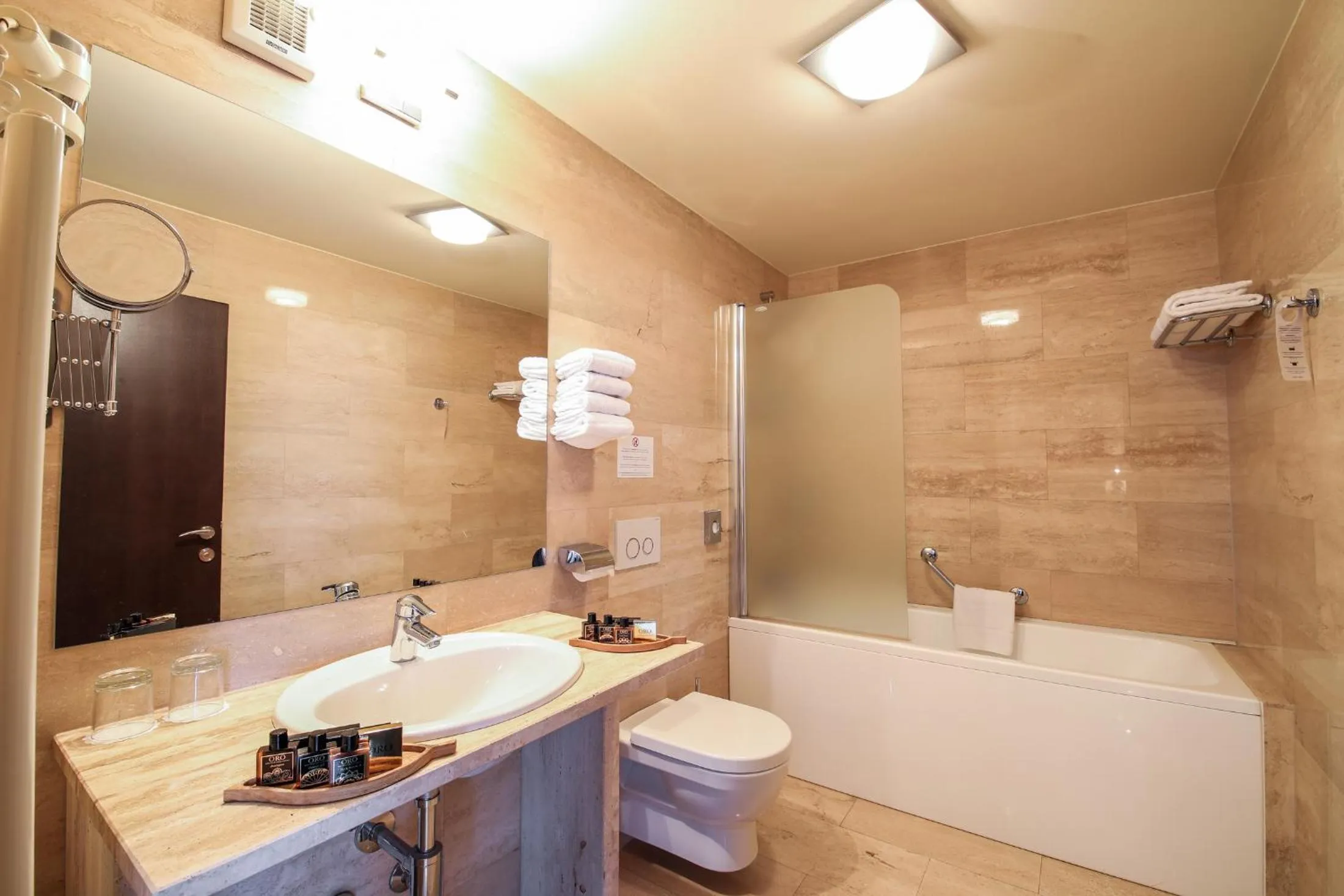 Bathroom in Hotel Evropa