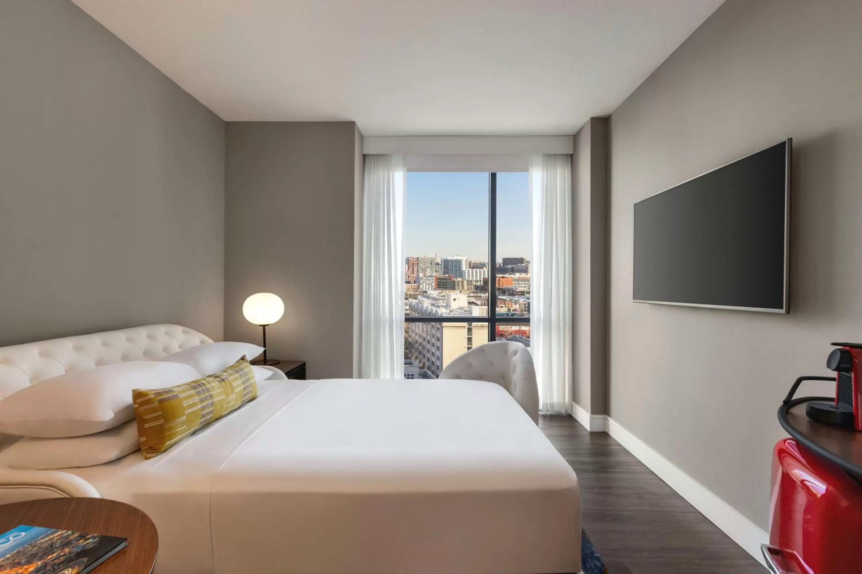 View (from property/room), Bed in Canopy by Hilton San Francisco SoMa