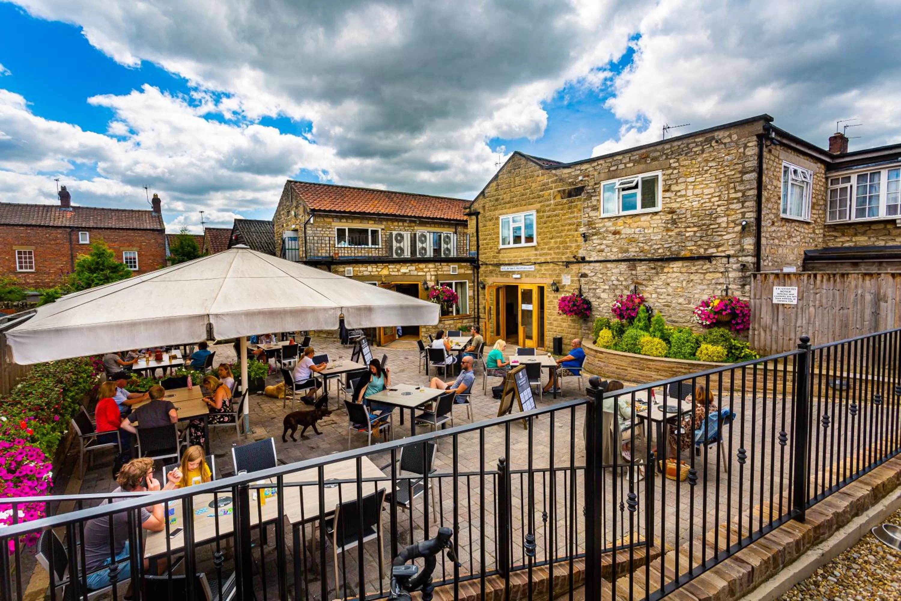 Balcony/Terrace in The Feathers Hotel, Helmsley, North Yorkshire - The Coaching Inn Group