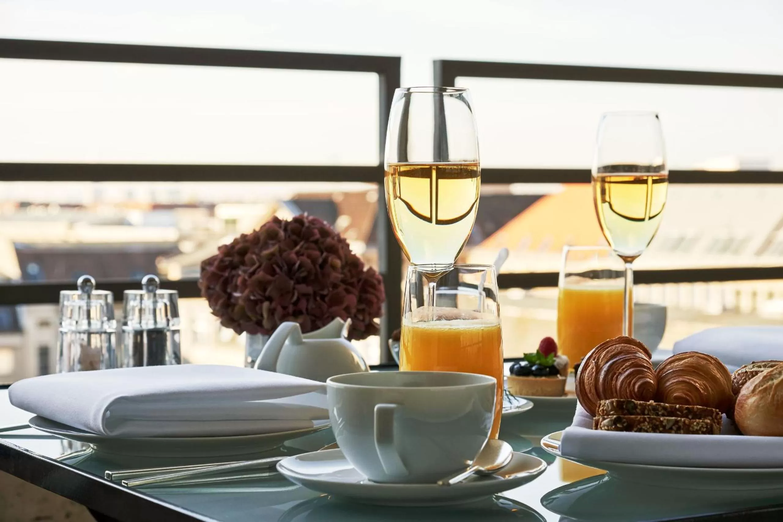 Continental breakfast in The Mandala Suites