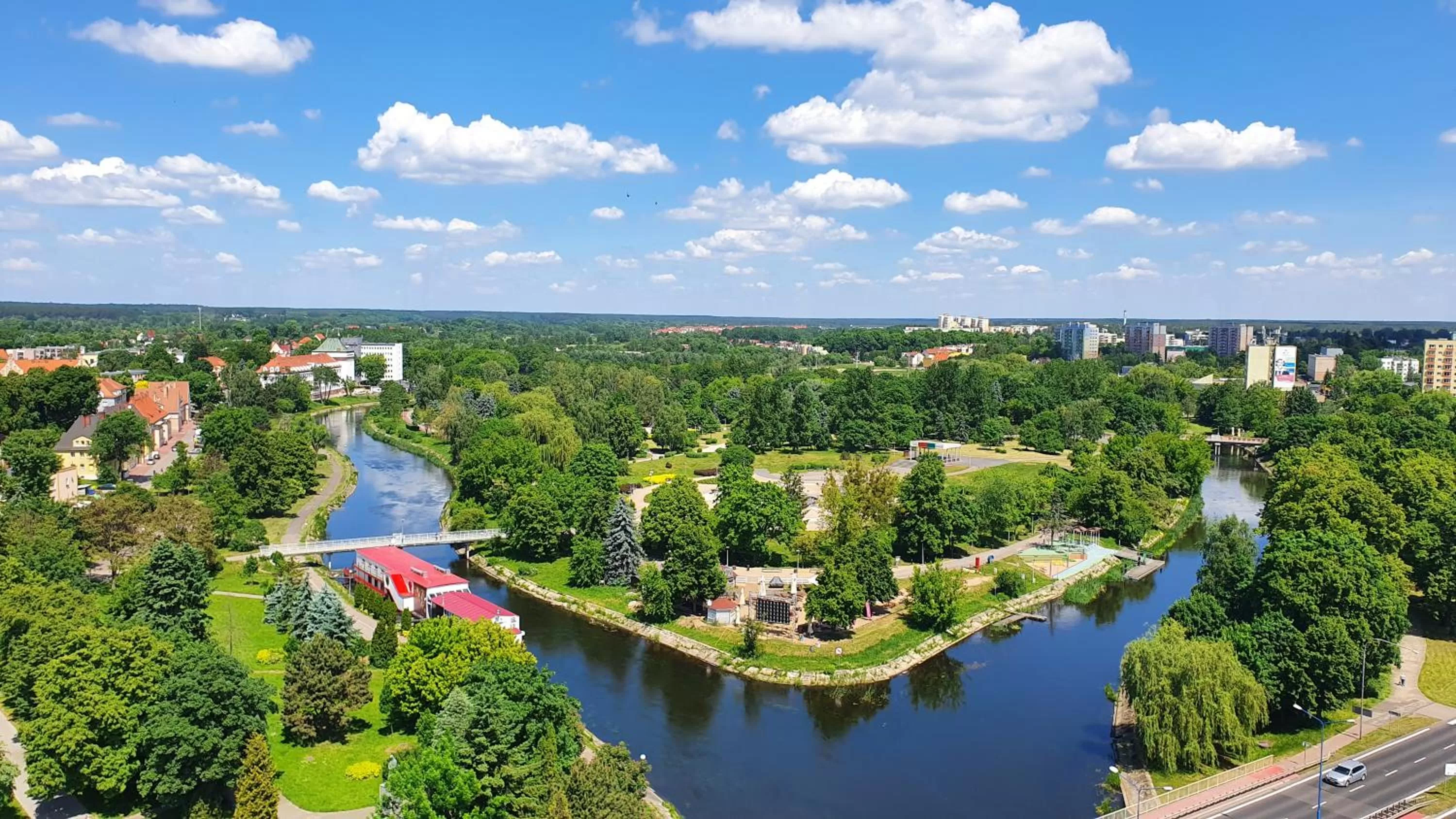 Bird's eye view in Hotel Gromada Pila